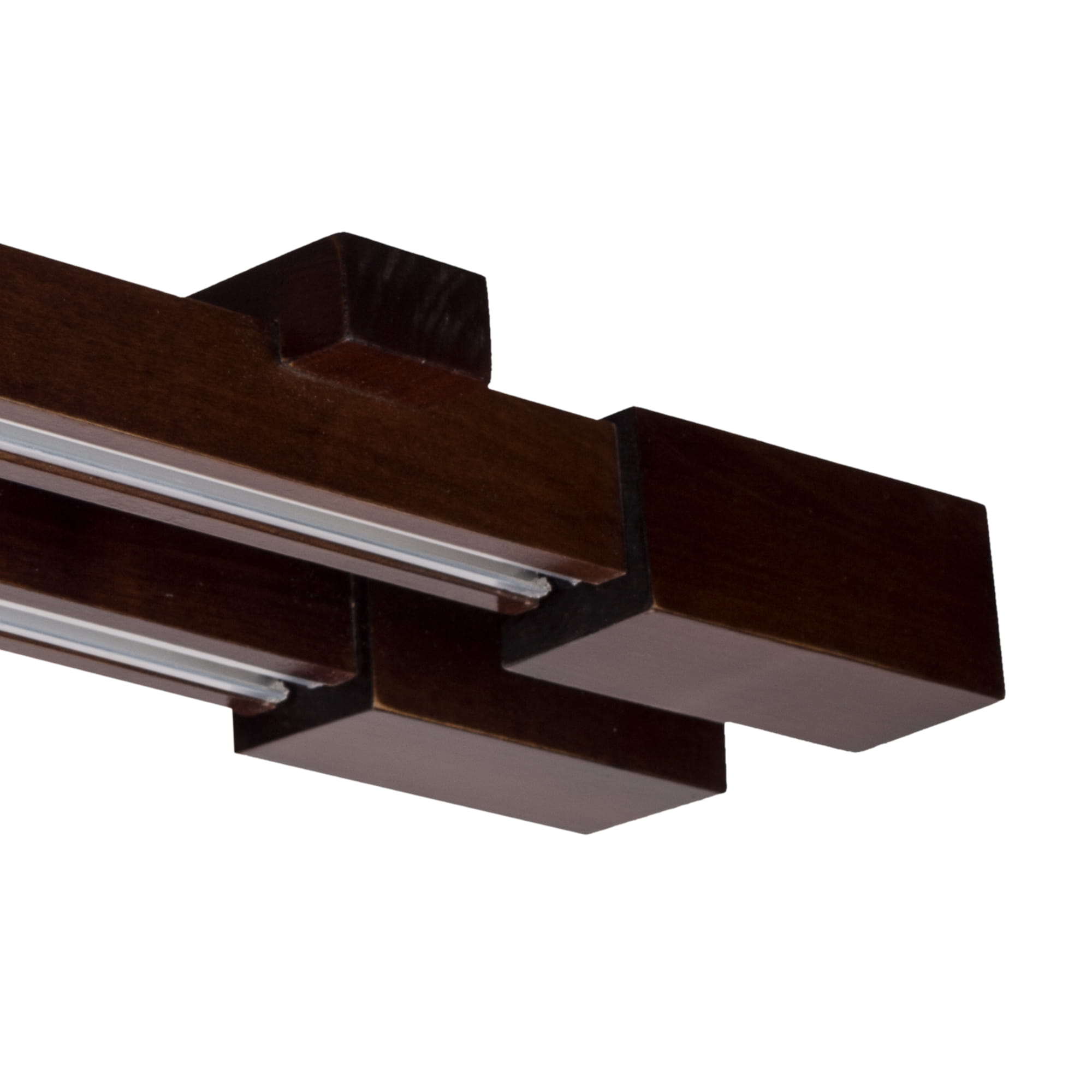 Prága két alumíniumsínes profilkarnis nuc Prága két alumíniumsínes profilkarnis Dió