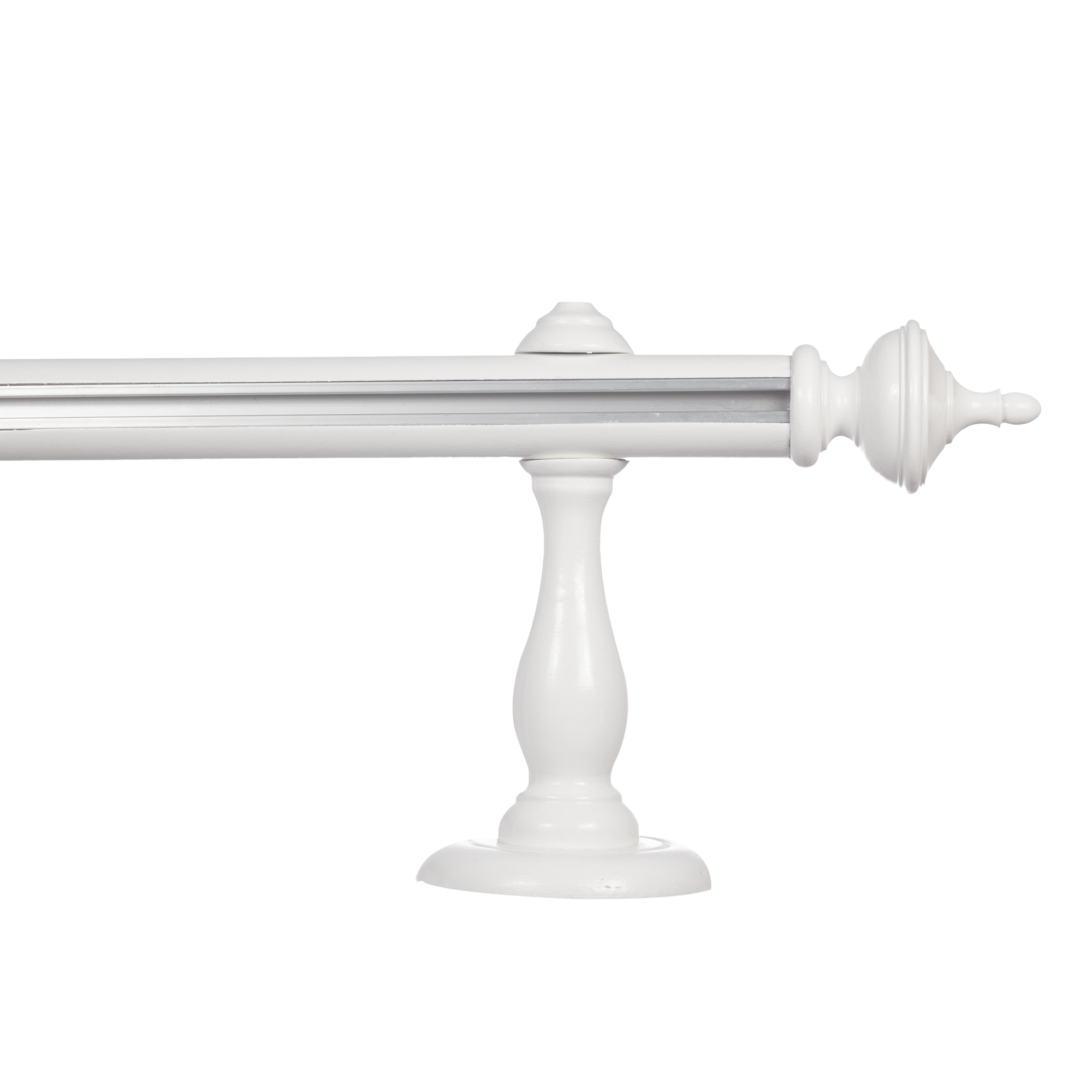 Saly egy alumíniumsínes fa rúdkarnis alb Saly egy alumíniumsínes fa rúdkarnis Fehér