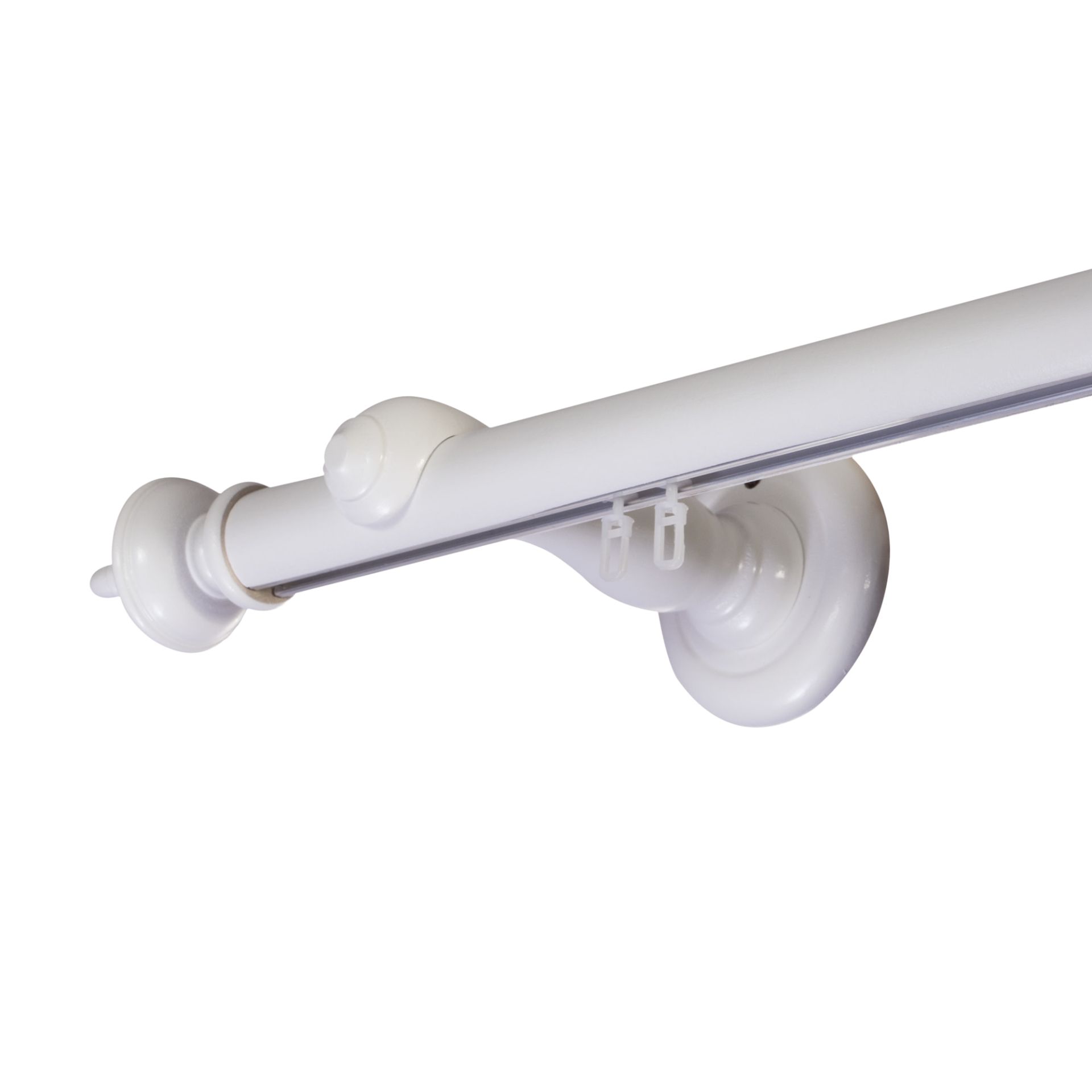 Saly egy alumíniumsínes fa rúdkarnis alb Saly egy alumíniumsínes fa rúdkarnis Fehér