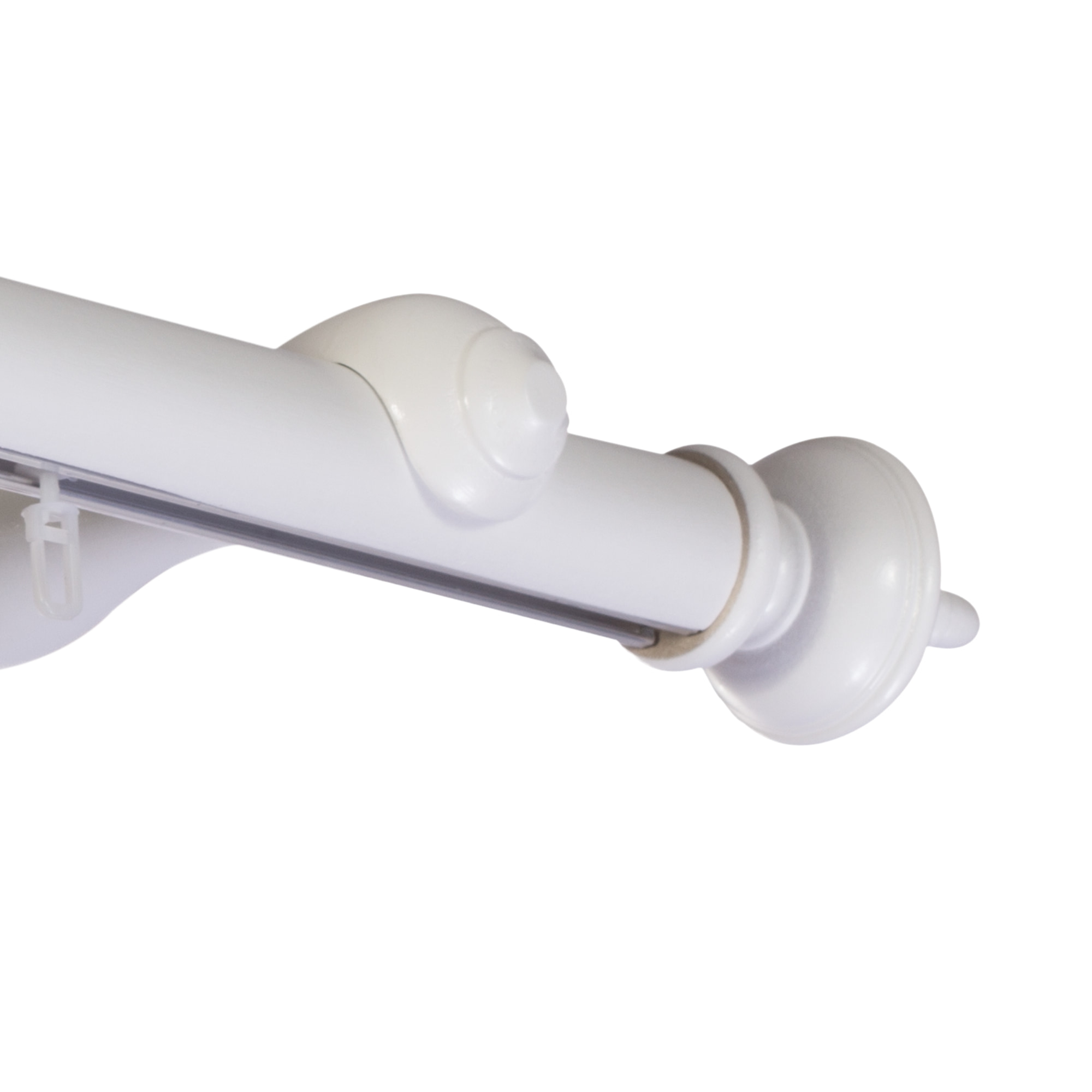 Saly egy alumíniumsínes fa rúdkarnis alb Saly egy alumíniumsínes fa rúdkarnis Fehér