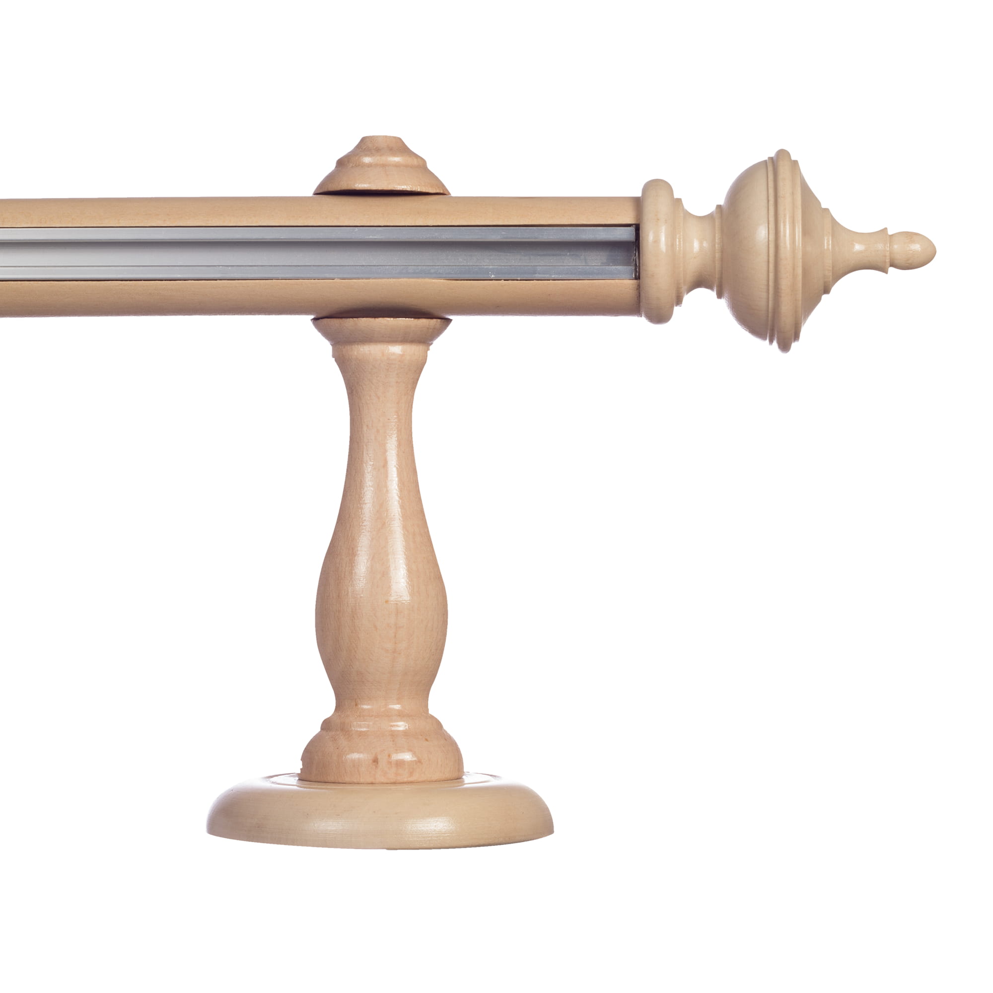 Saly egy alumíniumsínes fa rúdkarnis natur Saly egy alumíniumsínes fa rúdkarnis Natúr