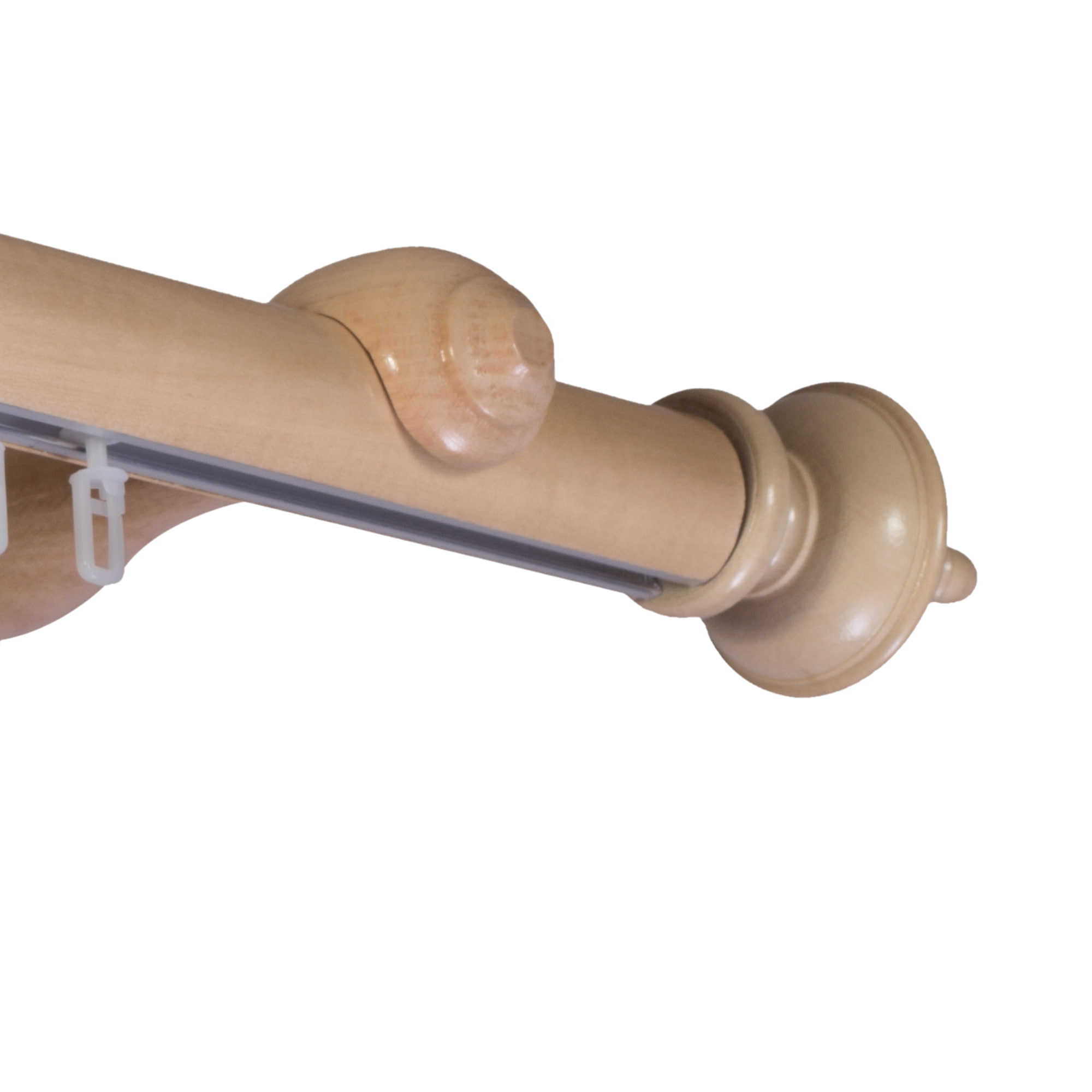 Saly egy alumíniumsínes fa rúdkarnis natur Saly egy alumíniumsínes fa rúdkarnis Natúr