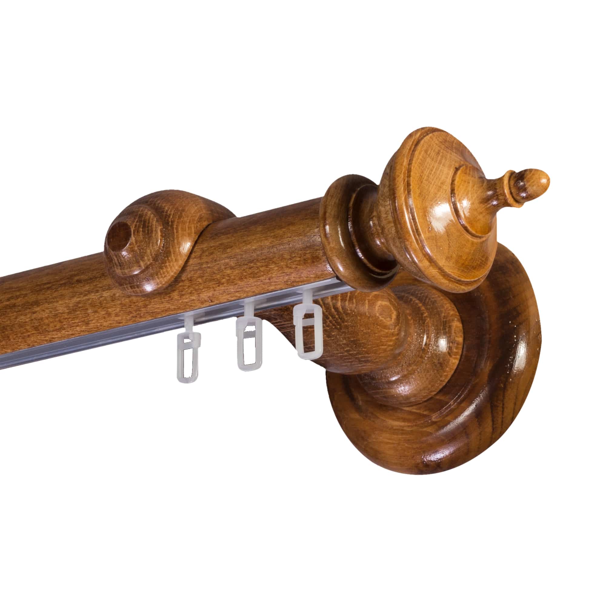 Saly egy alumíniumsínes fa rúdkarnis stejar_auriu Saly egy alumíniumsínes fa rúdkarnis Stejar_auriu