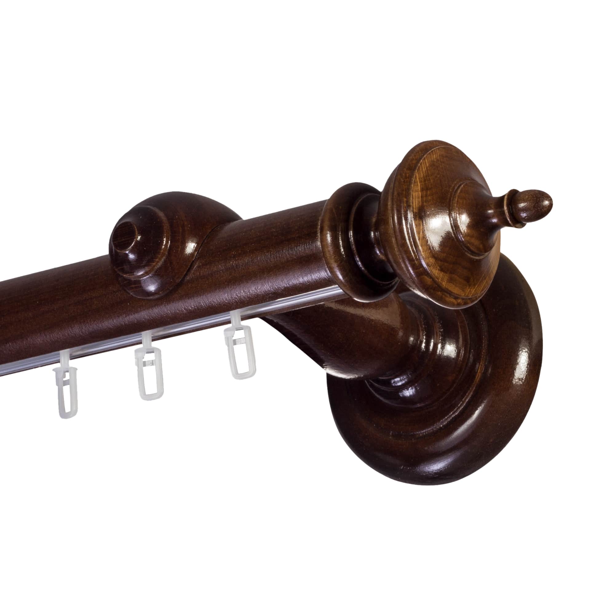 Saly egy alumíniumsínes fa rúdkarnis nuc Saly egy alumíniumsínes fa rúdkarnis Dió