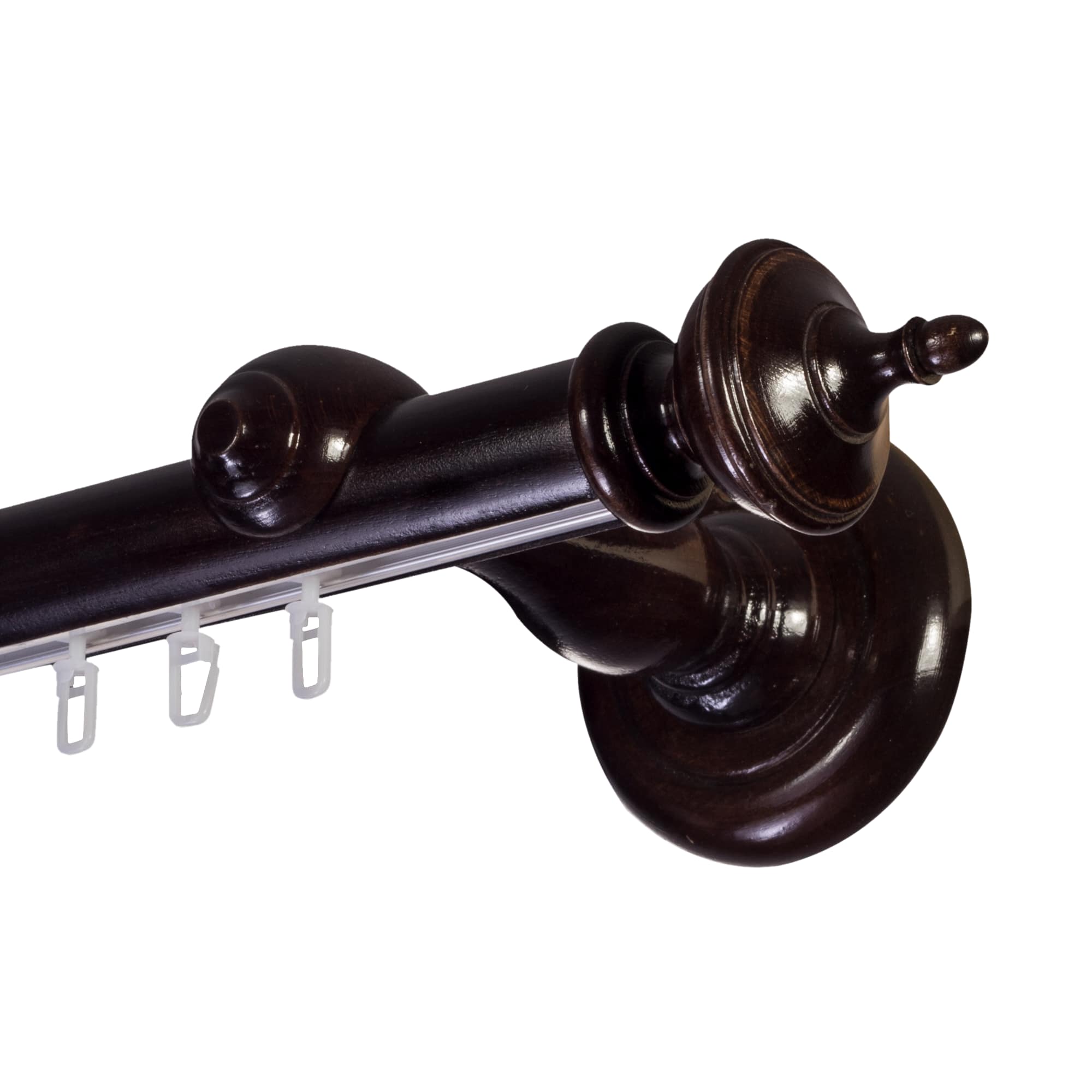 Saly egy alumíniumsínes fa rúdkarnis wenge Saly egy alumíniumsínes fa rúdkarnis Wenge