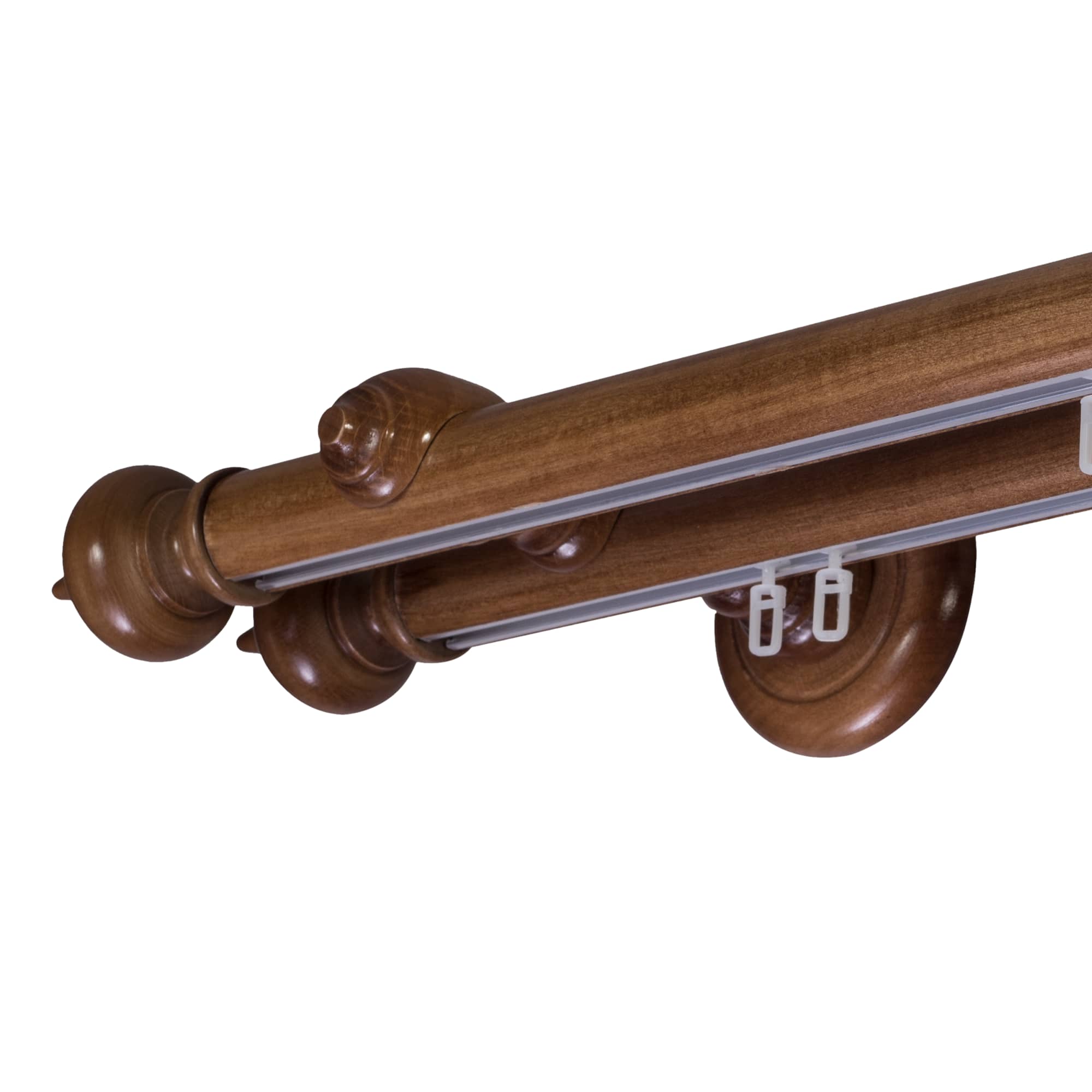 Saly két alumíniumsínes fa rúdkarnis stejar Saly két alumíniumsínes fa rúdkarnis Tölgy