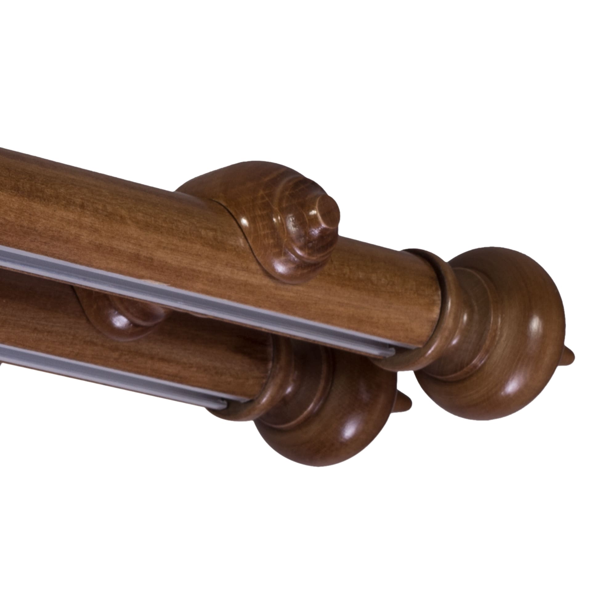 Saly két alumíniumsínes fa rúdkarnis stejar Saly két alumíniumsínes fa rúdkarnis Tölgy