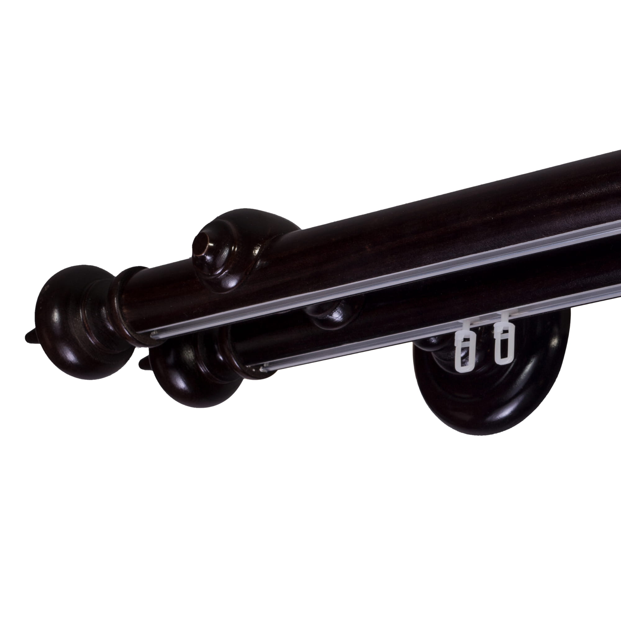 Saly két alumíniumsínes fa rúdkarnis wenge Saly két alumíniumsínes fa rúdkarnis Wenge