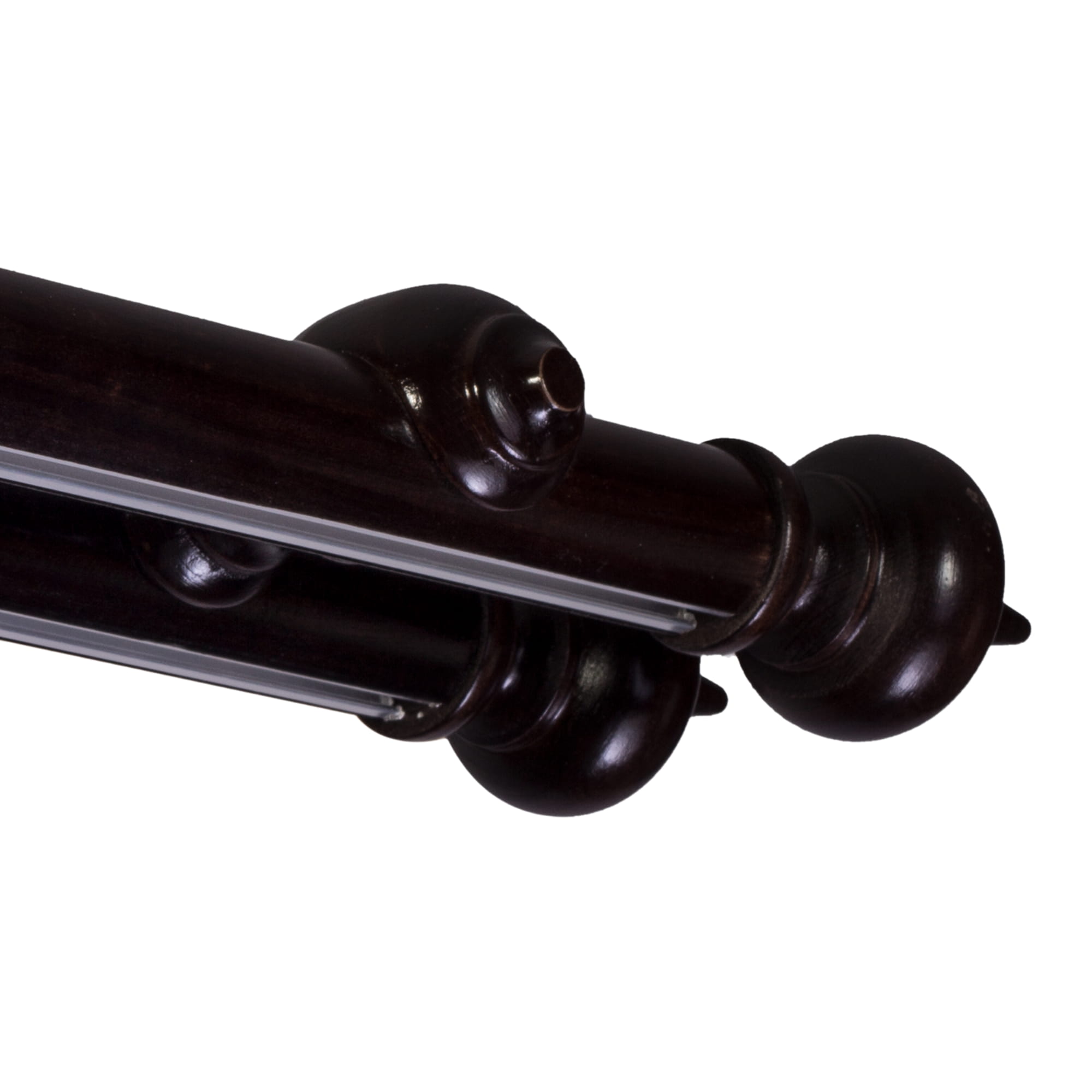 Saly két alumíniumsínes fa rúdkarnis wenge Saly két alumíniumsínes fa rúdkarnis Wenge