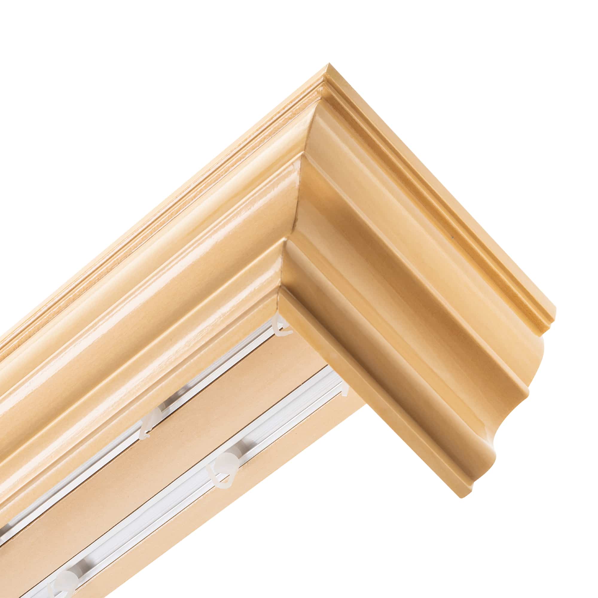 Firenze fa előlapos függönykarnis natur Firenze fa előlapos függönykarnis Natúr