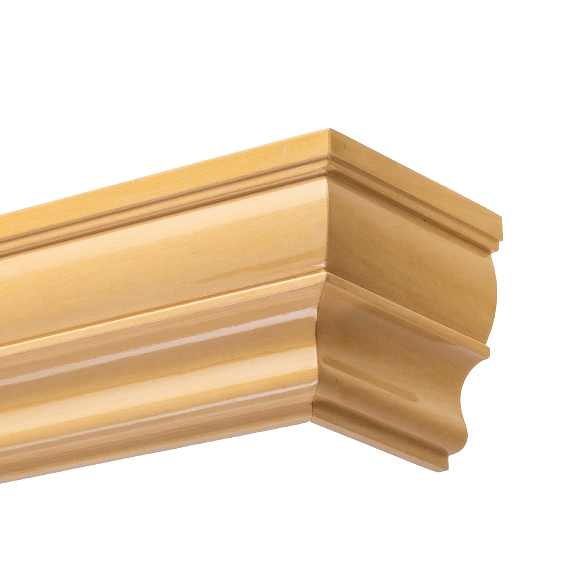 Firenze fa előlapos függönykarnis natur Firenze fa előlapos függönykarnis Natúr