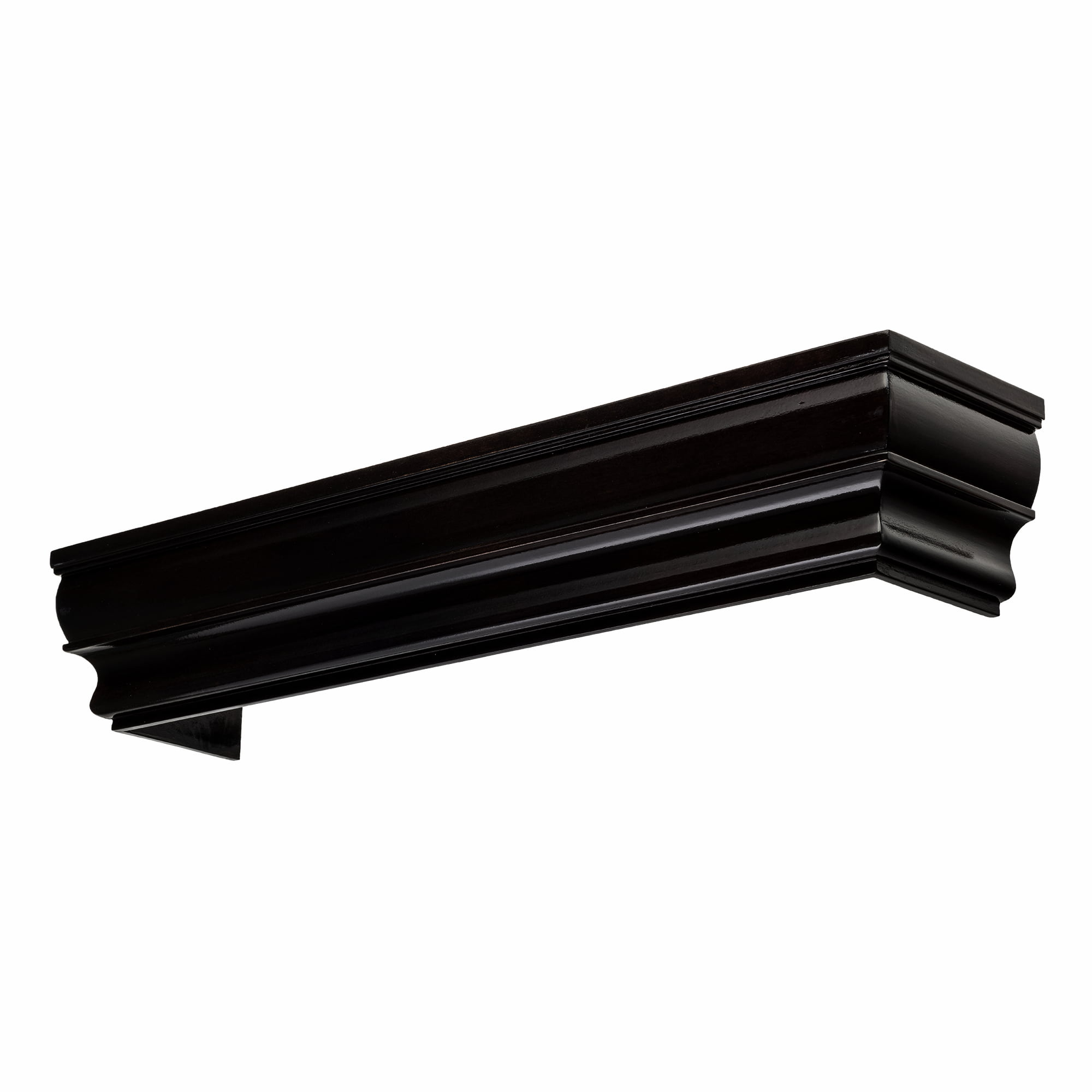 Firenze fa előlapos függönykarnis negru Firenze fa előlapos függönykarnis Fekete