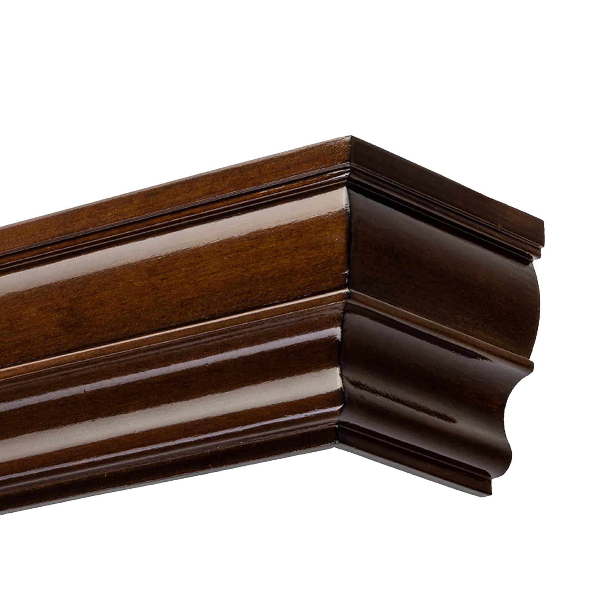 Firenze fa előlapos függönykarnis nuc Firenze fa előlapos függönykarnis Dió