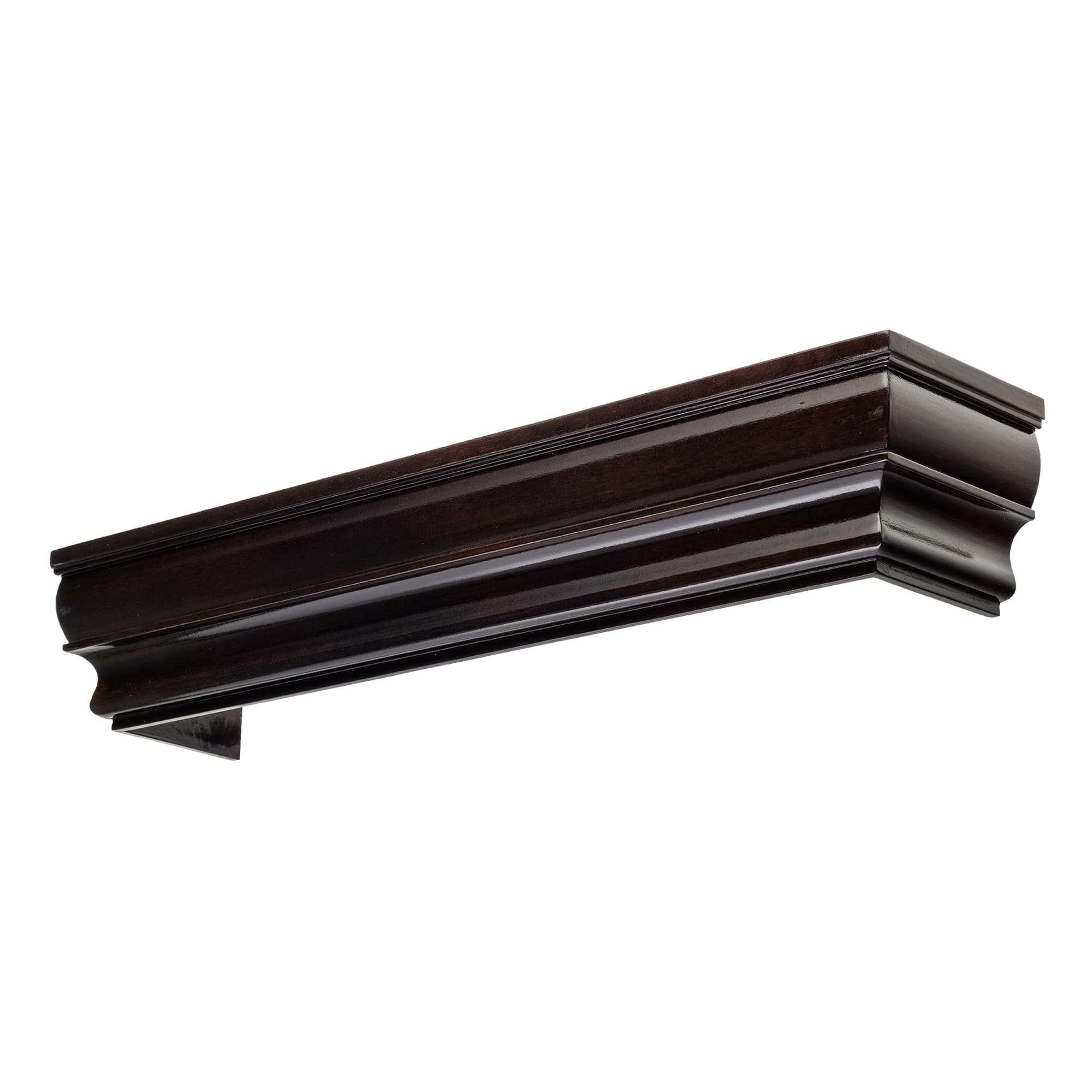 Firenze fa előlapos függönykarnis wenge Firenze fa előlapos függönykarnis Wenge