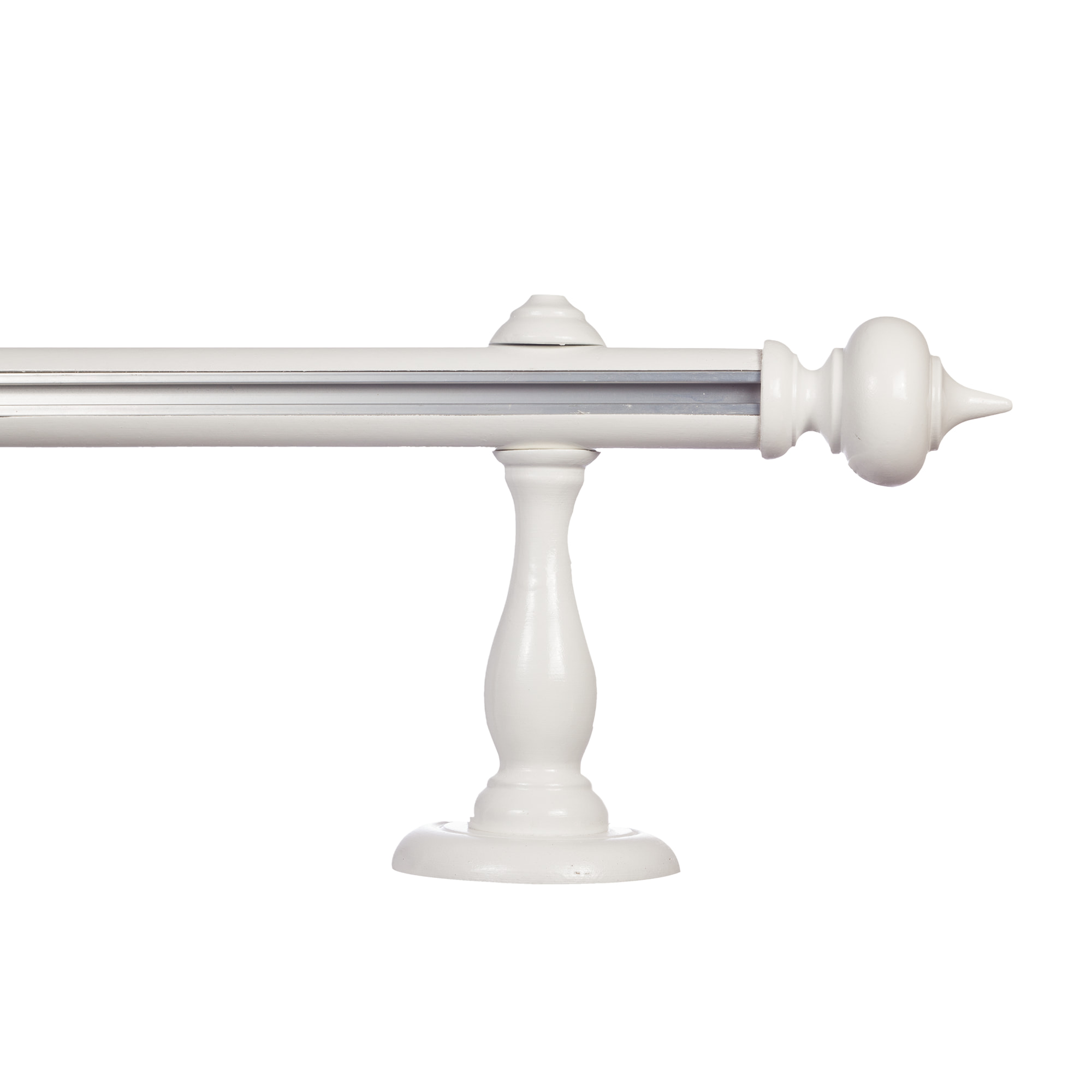 Stella egy alumíniumsínes fa rúdkarnis alb Stella egy alumíniumsínes fa rúdkarnis Fehér