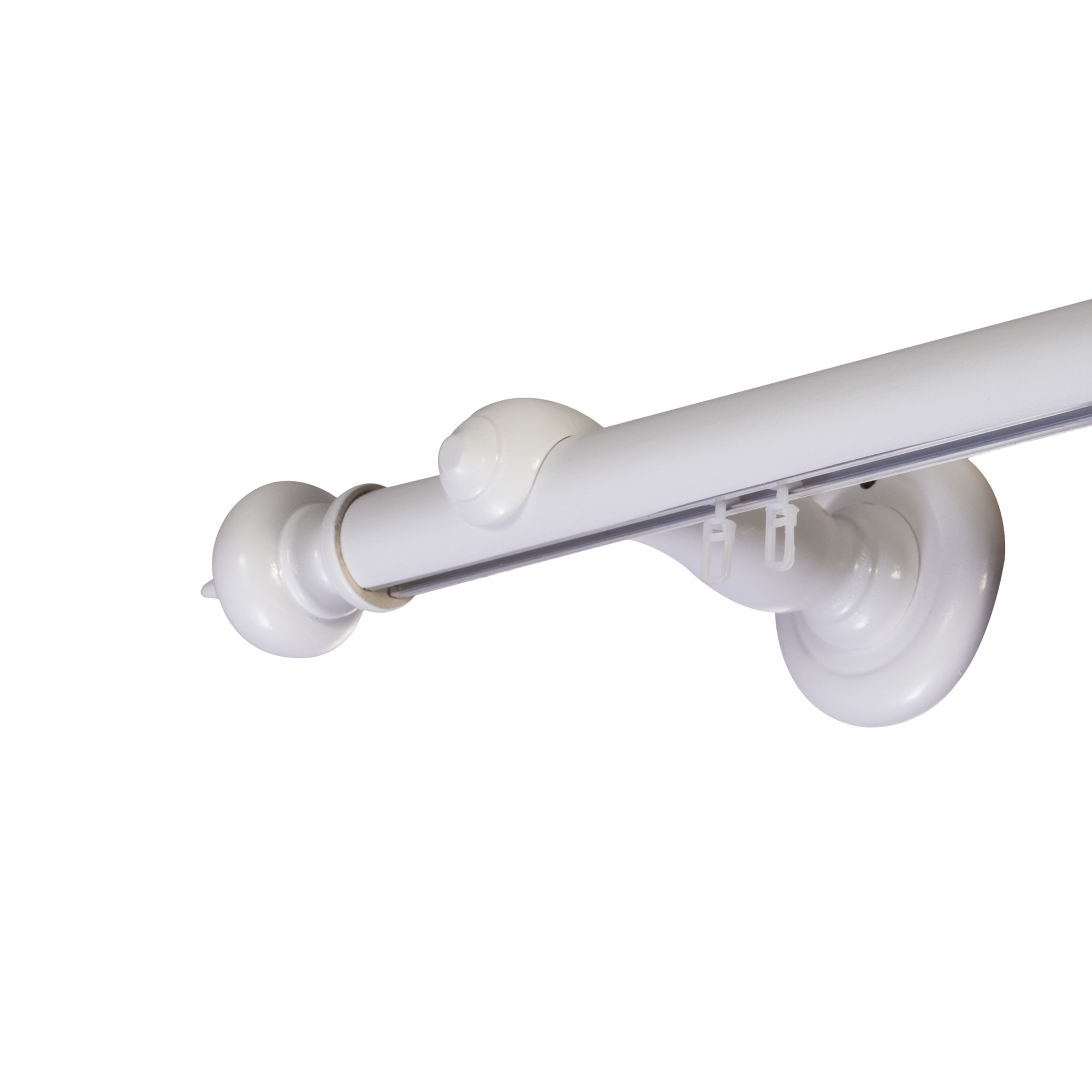 Stella egy alumíniumsínes fa rúdkarnis alb Stella egy alumíniumsínes fa rúdkarnis Fehér