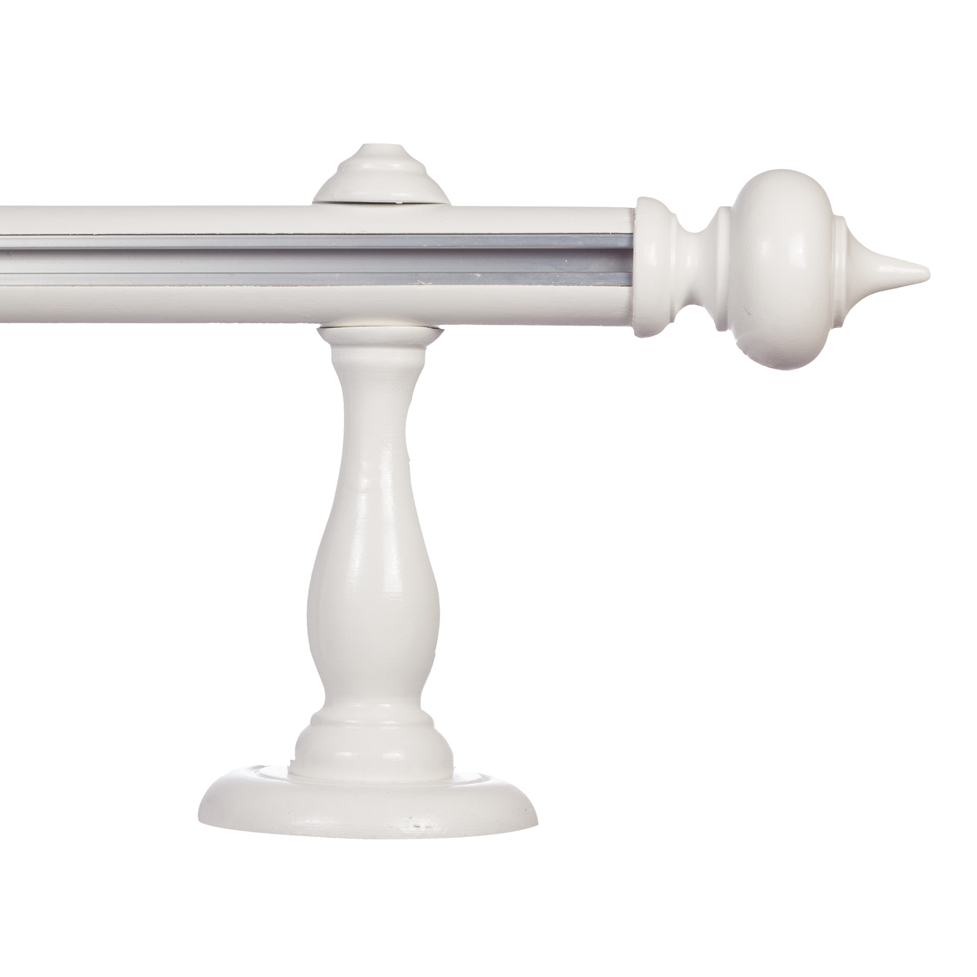 Stella egy alumíniumsínes fa rúdkarnis alb Stella egy alumíniumsínes fa rúdkarnis Fehér