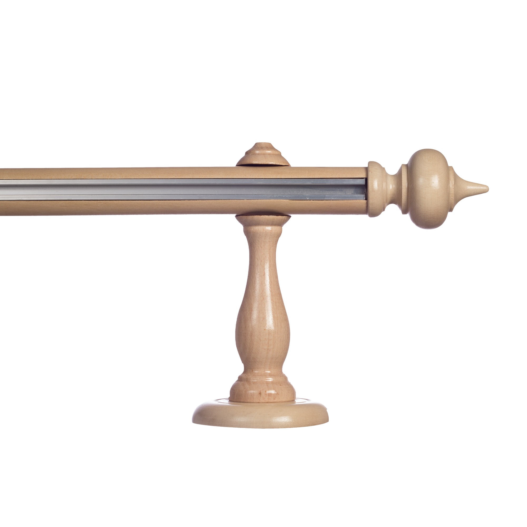 Stella egy alumíniumsínes fa rúdkarnis natur Stella egy alumíniumsínes fa rúdkarnis Natúr