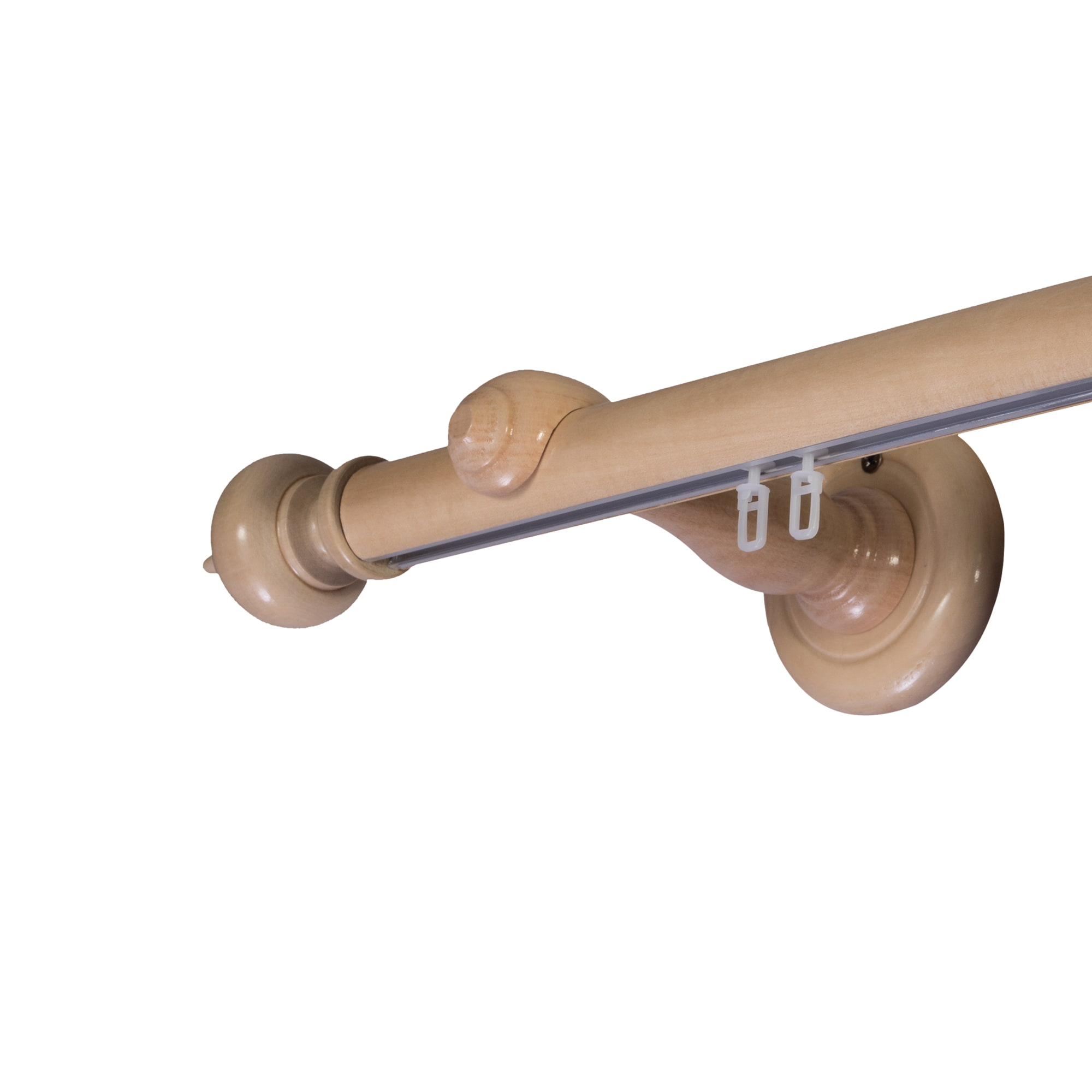 Stella egy alumíniumsínes fa rúdkarnis natur Stella egy alumíniumsínes fa rúdkarnis Natúr