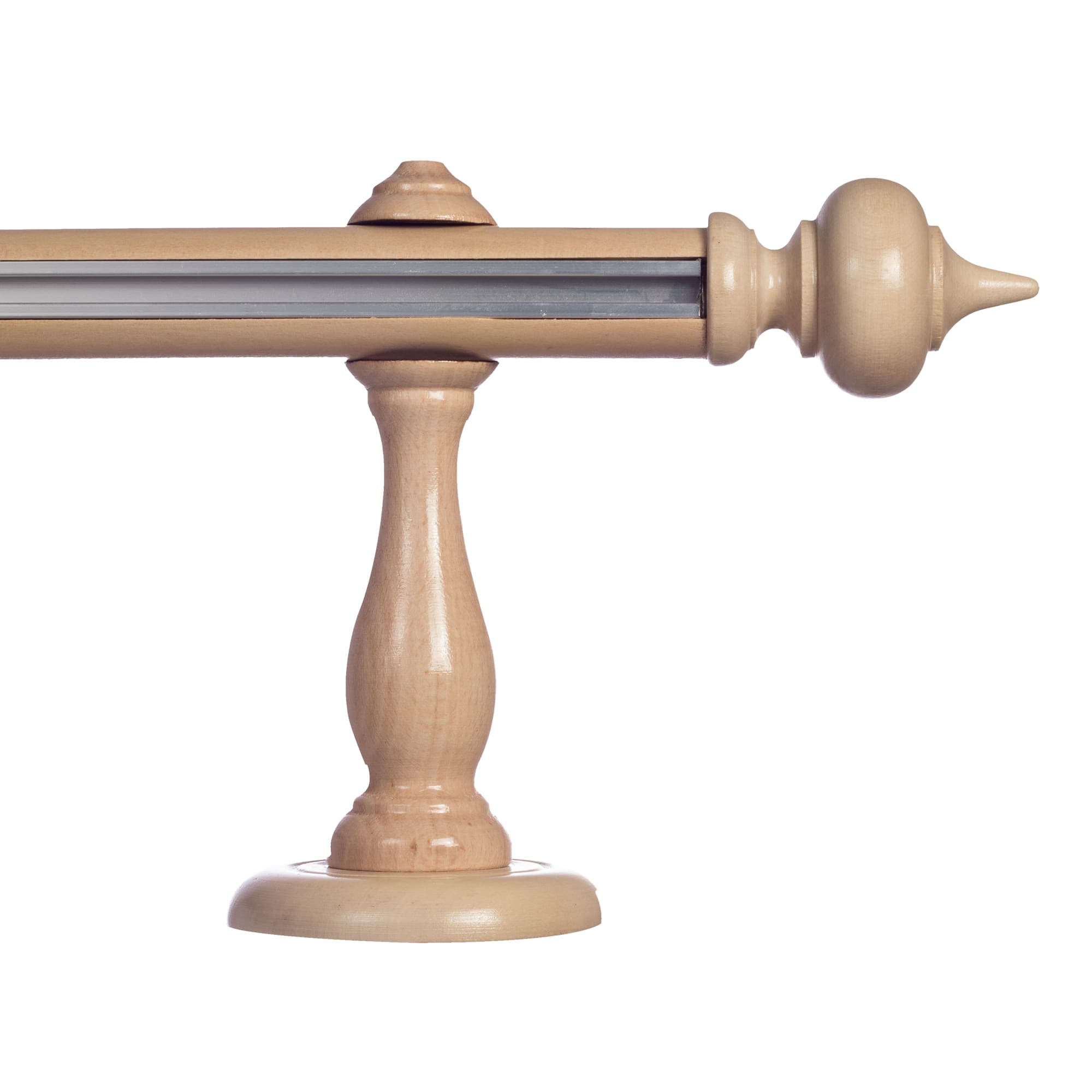 Stella egy alumíniumsínes fa rúdkarnis natur Stella egy alumíniumsínes fa rúdkarnis Natúr