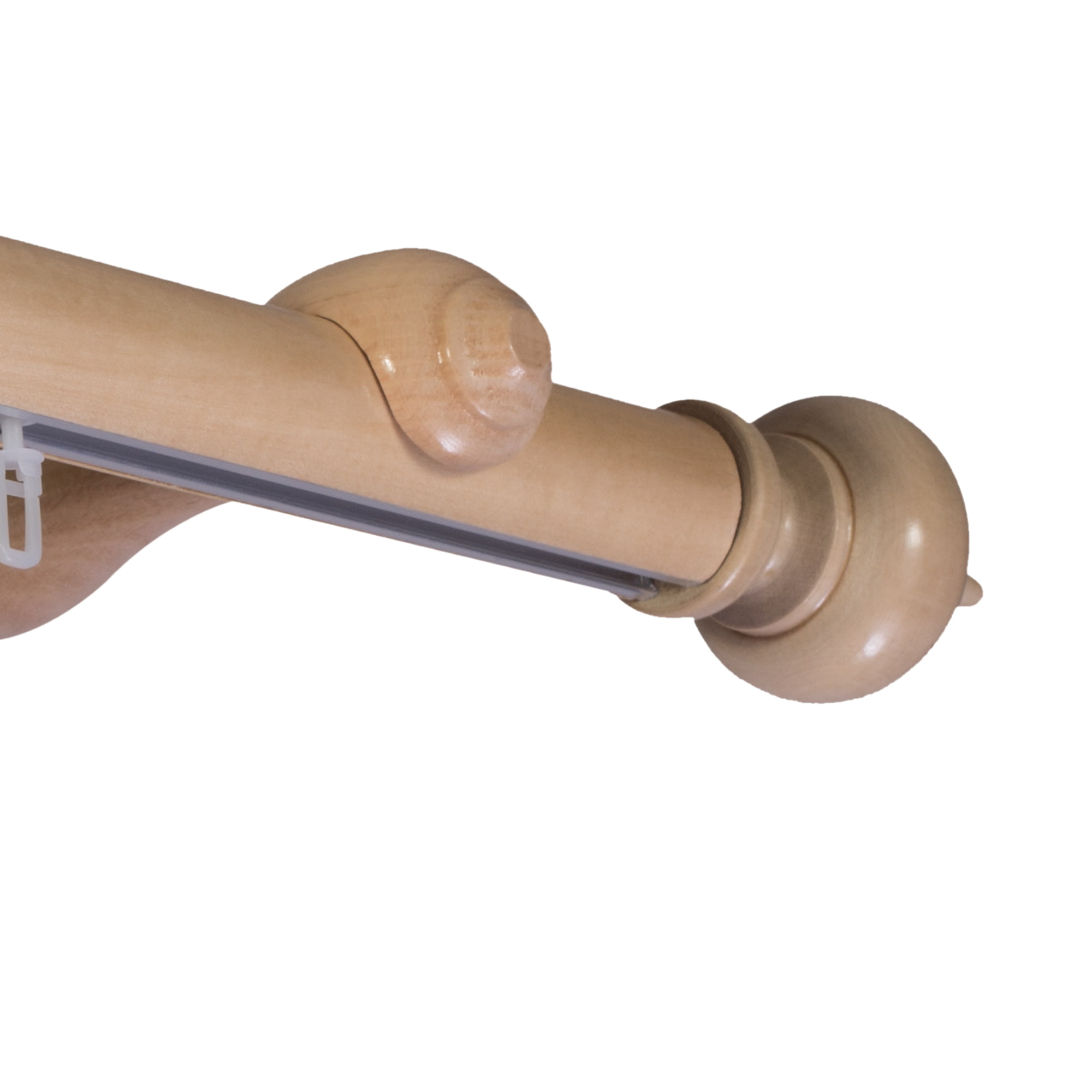 Stella egy alumíniumsínes fa rúdkarnis natur Stella egy alumíniumsínes fa rúdkarnis Natúr