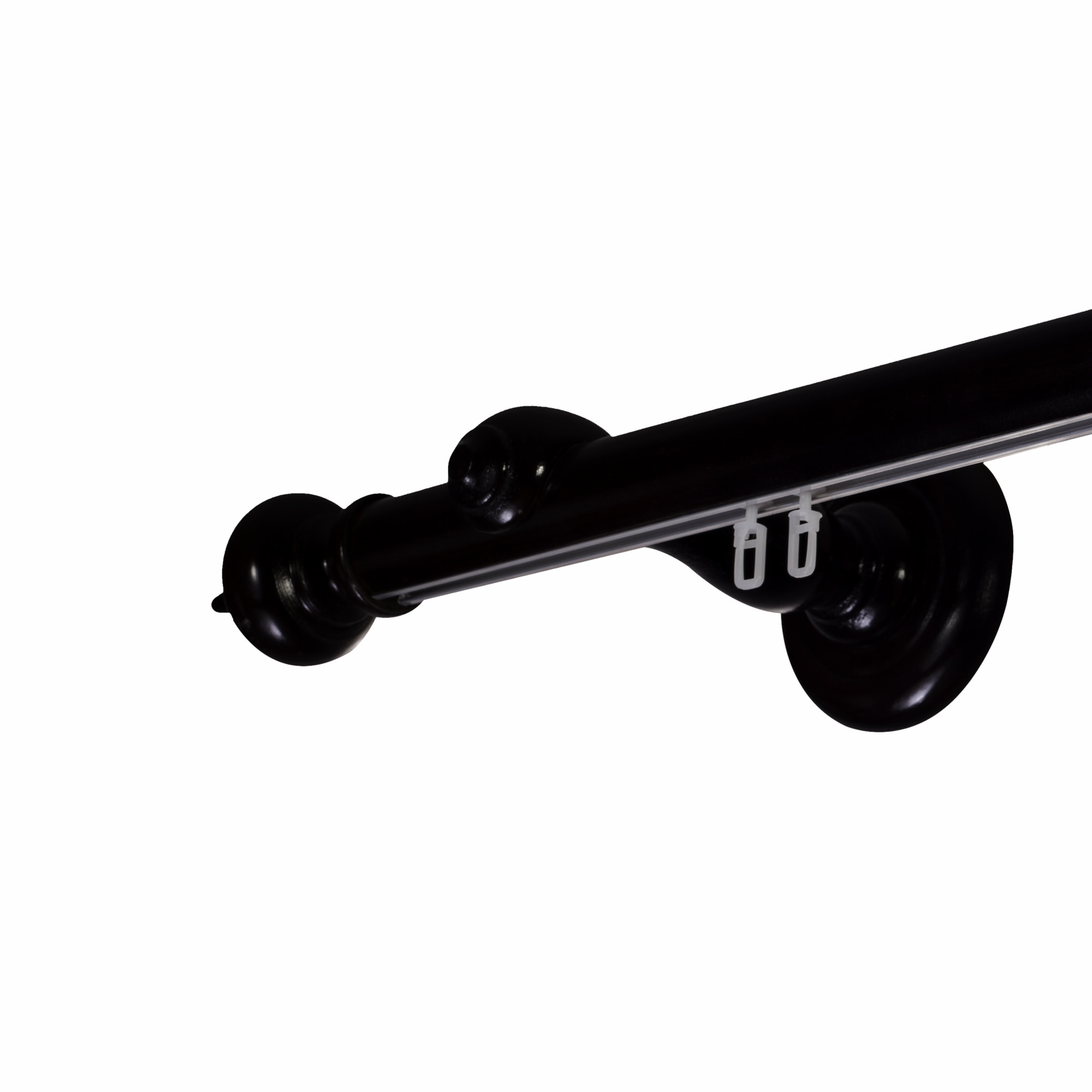 Stella egy alumíniumsínes fa rúdkarnis negru Stella egy alumíniumsínes fa rúdkarnis Fekete