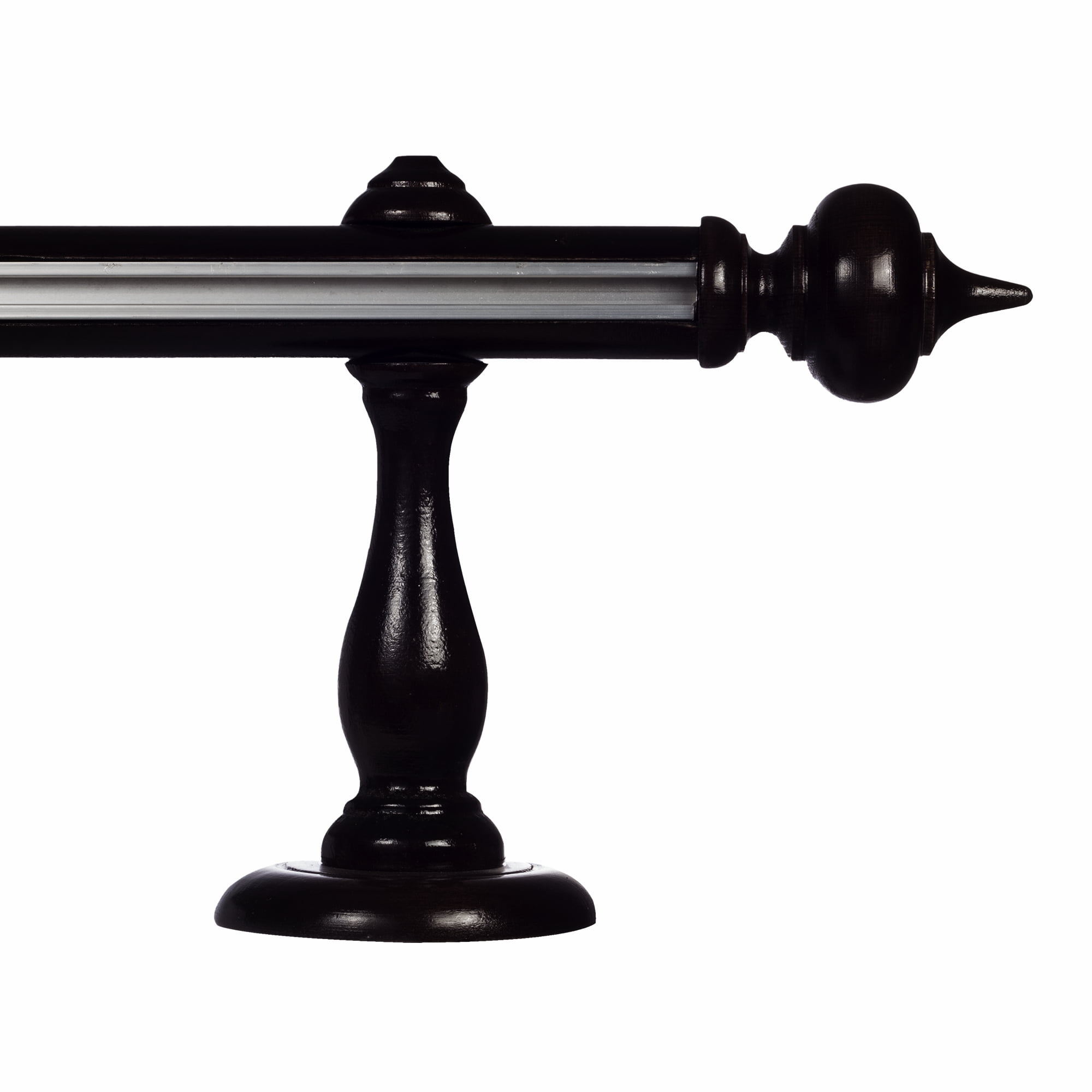 Stella egy alumíniumsínes fa rúdkarnis negru Stella egy alumíniumsínes fa rúdkarnis Fekete