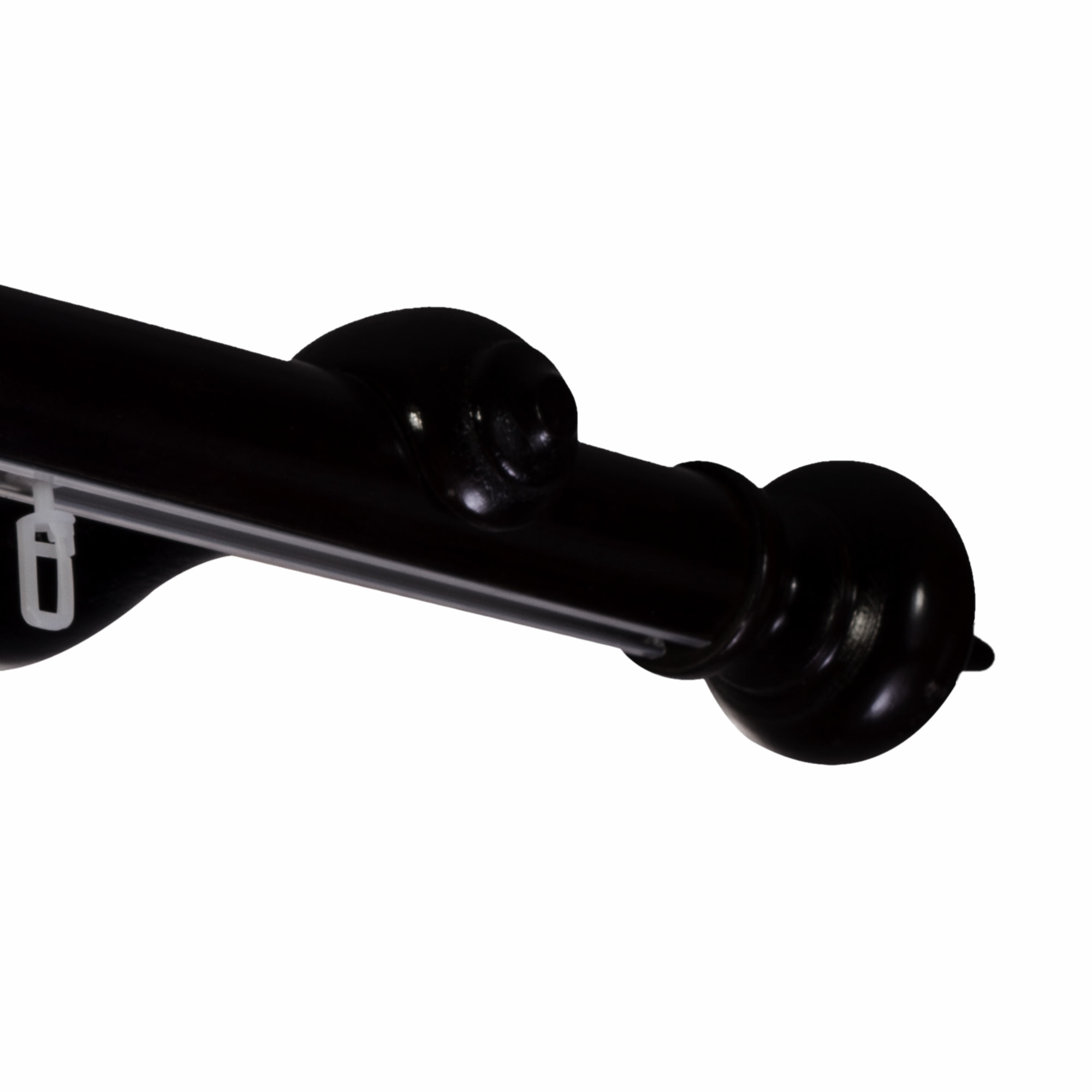 Stella egy alumíniumsínes fa rúdkarnis negru Stella egy alumíniumsínes fa rúdkarnis Fekete