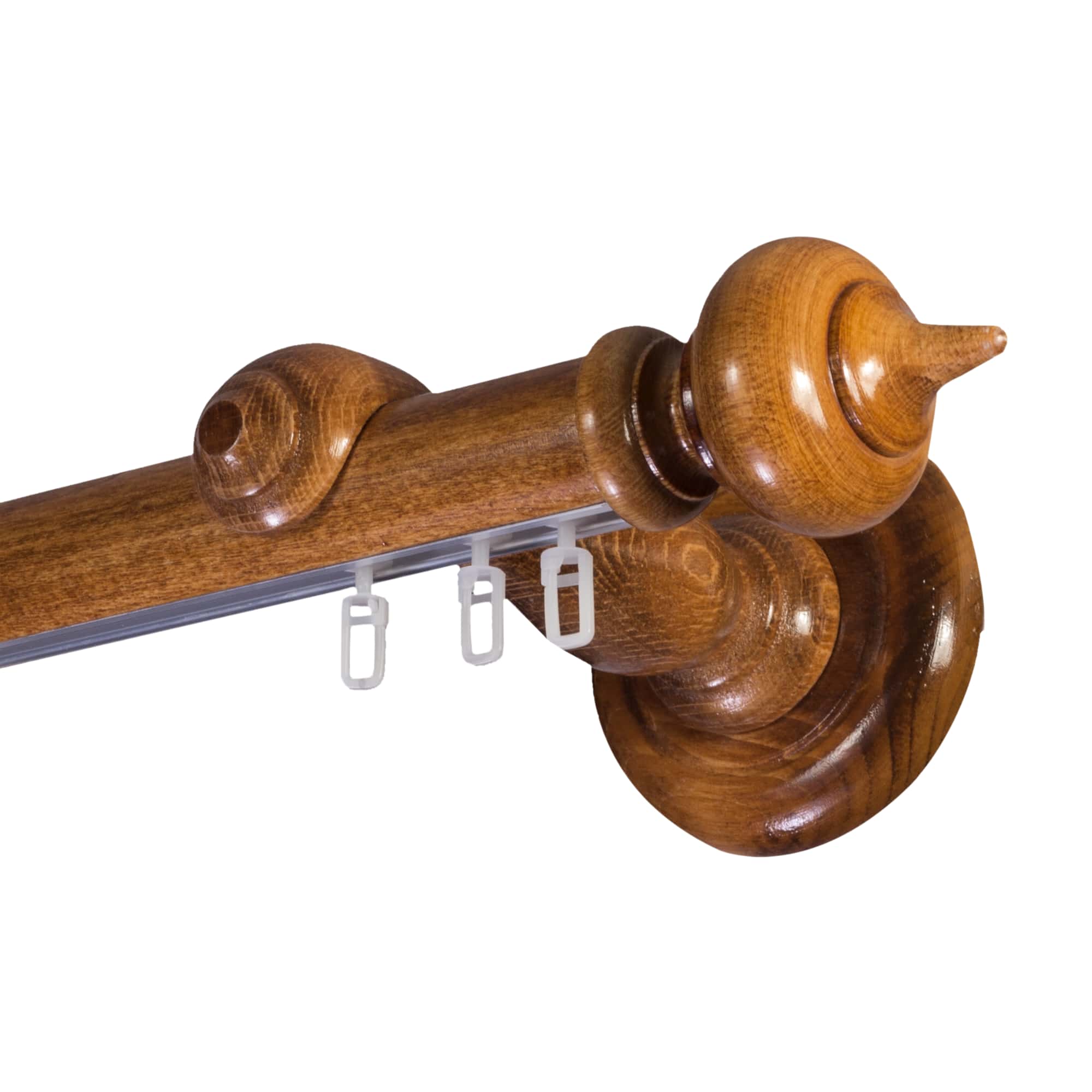 Stella egy alumíniumsínes fa rúdkarnis stejar_auriu Stella egy alumíniumsínes fa rúdkarnis Stejar_auriu