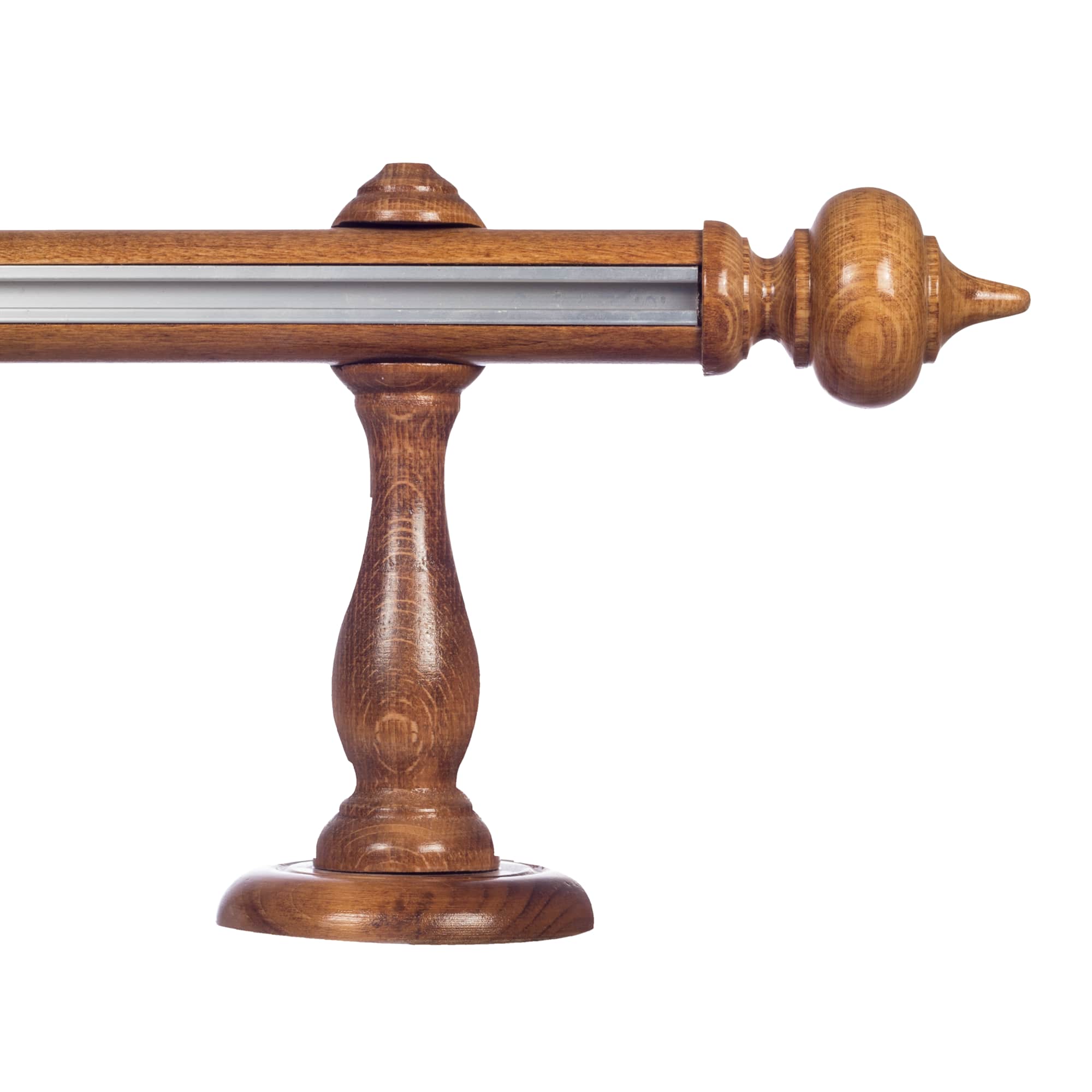 Stella egy alumíniumsínes fa rúdkarnis stejar_auriu Stella egy alumíniumsínes fa rúdkarnis Stejar_auriu