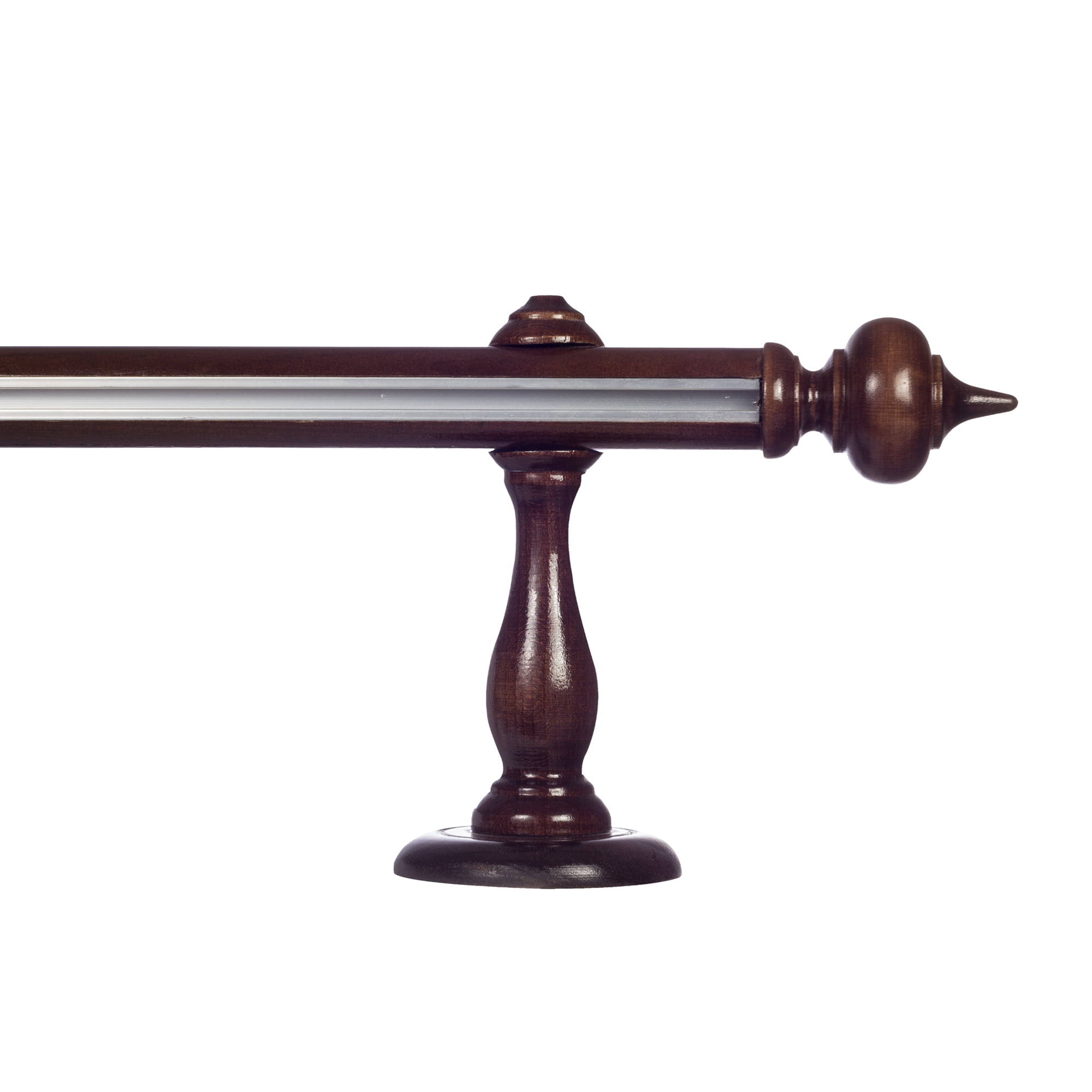 Stella egy alumíniumsínes fa rúdkarnis nuc Stella egy alumíniumsínes fa rúdkarnis Dió