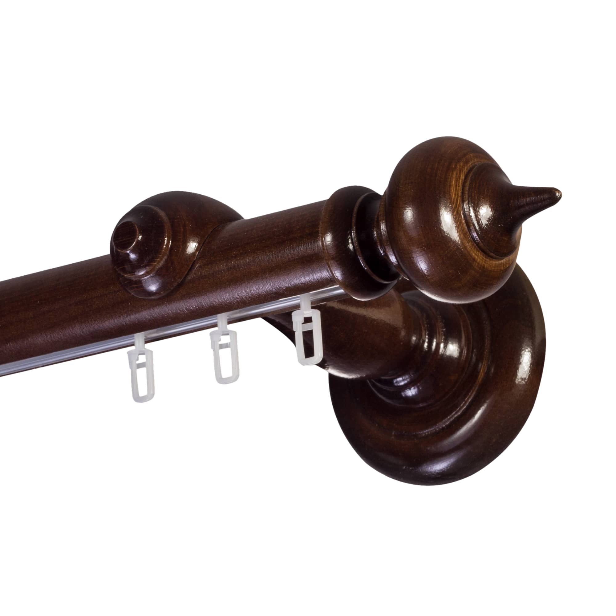 Stella egy alumíniumsínes fa rúdkarnis nuc Stella egy alumíniumsínes fa rúdkarnis Dió