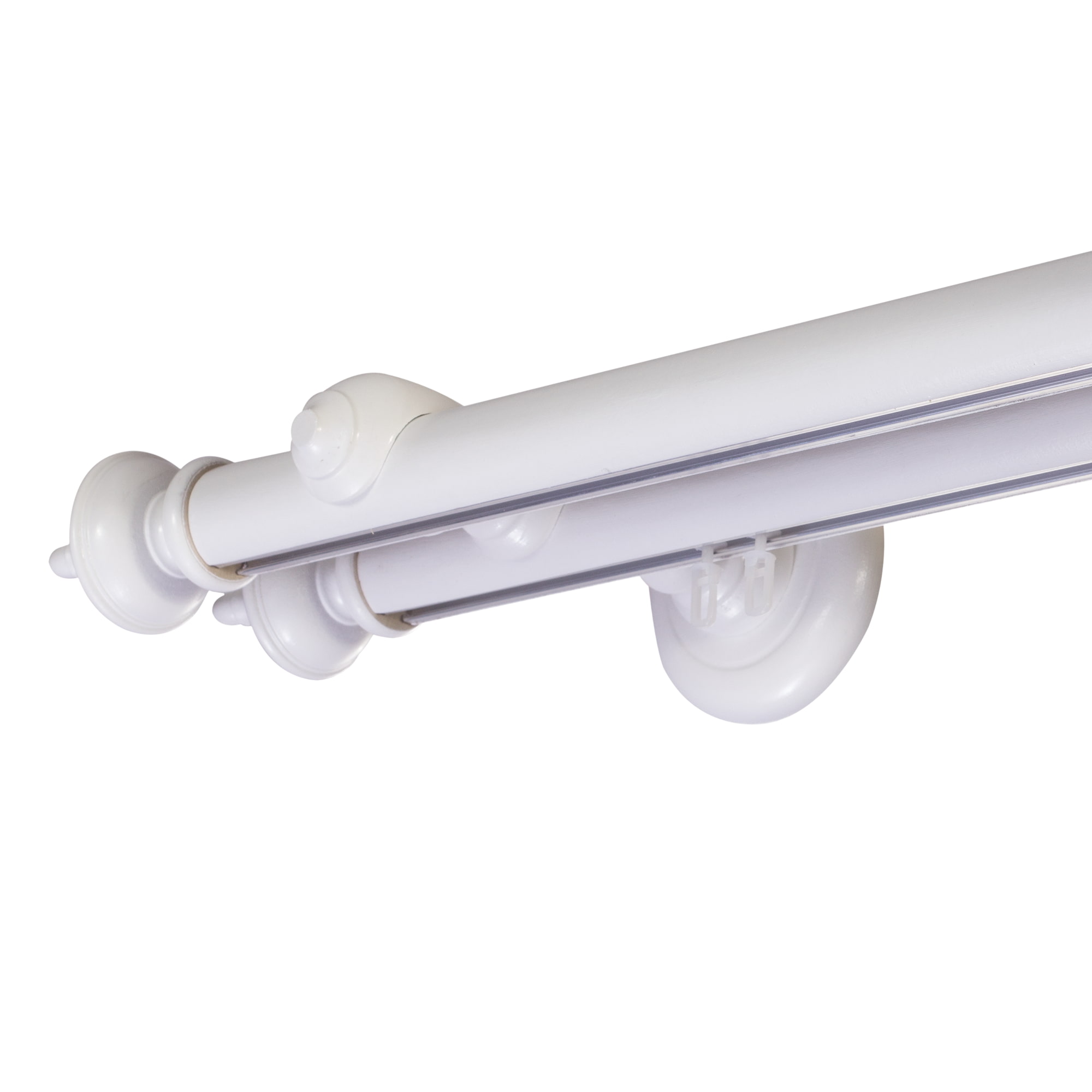 Stella két alumíniumsínes fa rúdkarnis alb Stella két alumíniumsínes fa rúdkarnis Fehér