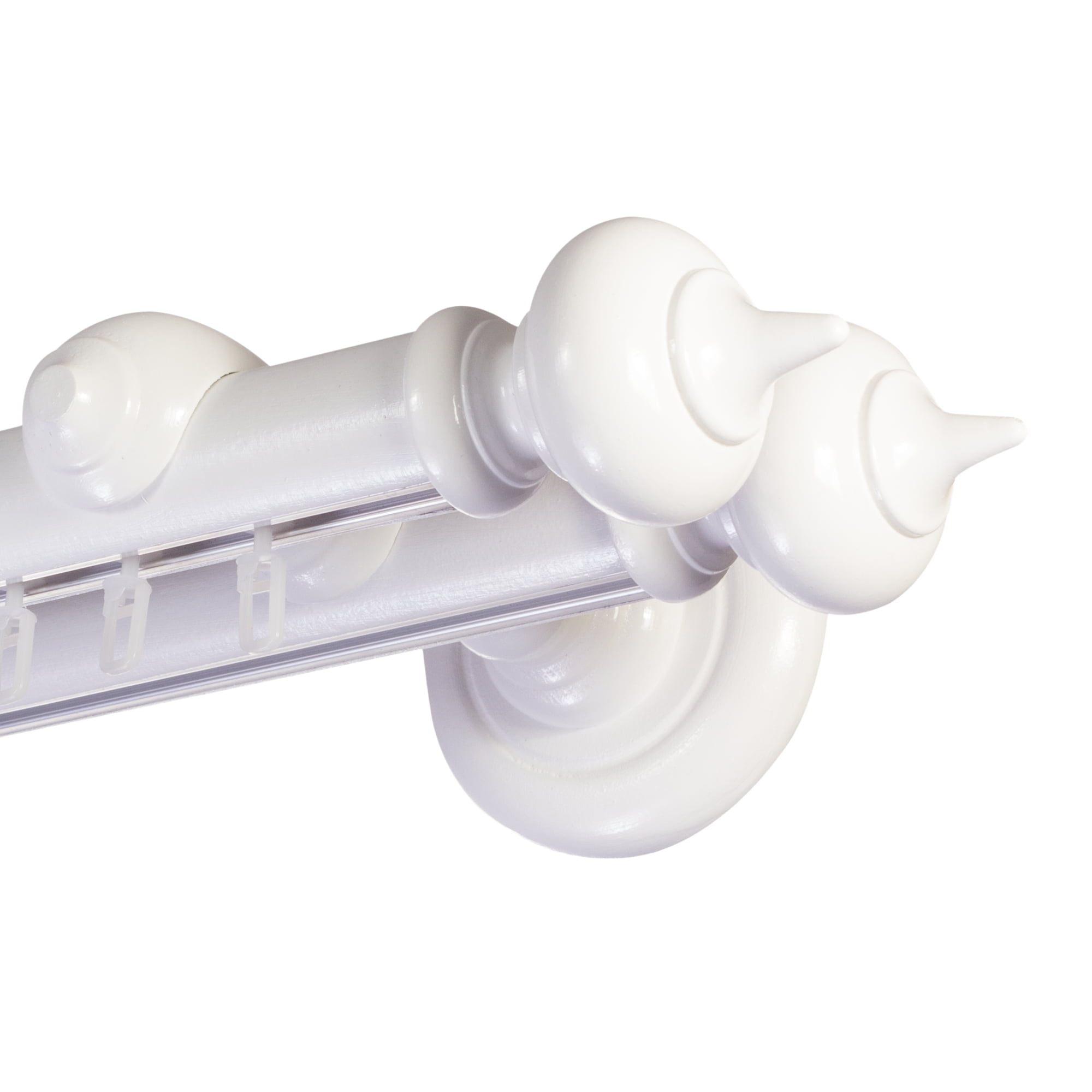 Stella két alumíniumsínes fa rúdkarnis alb Stella két alumíniumsínes fa rúdkarnis Fehér