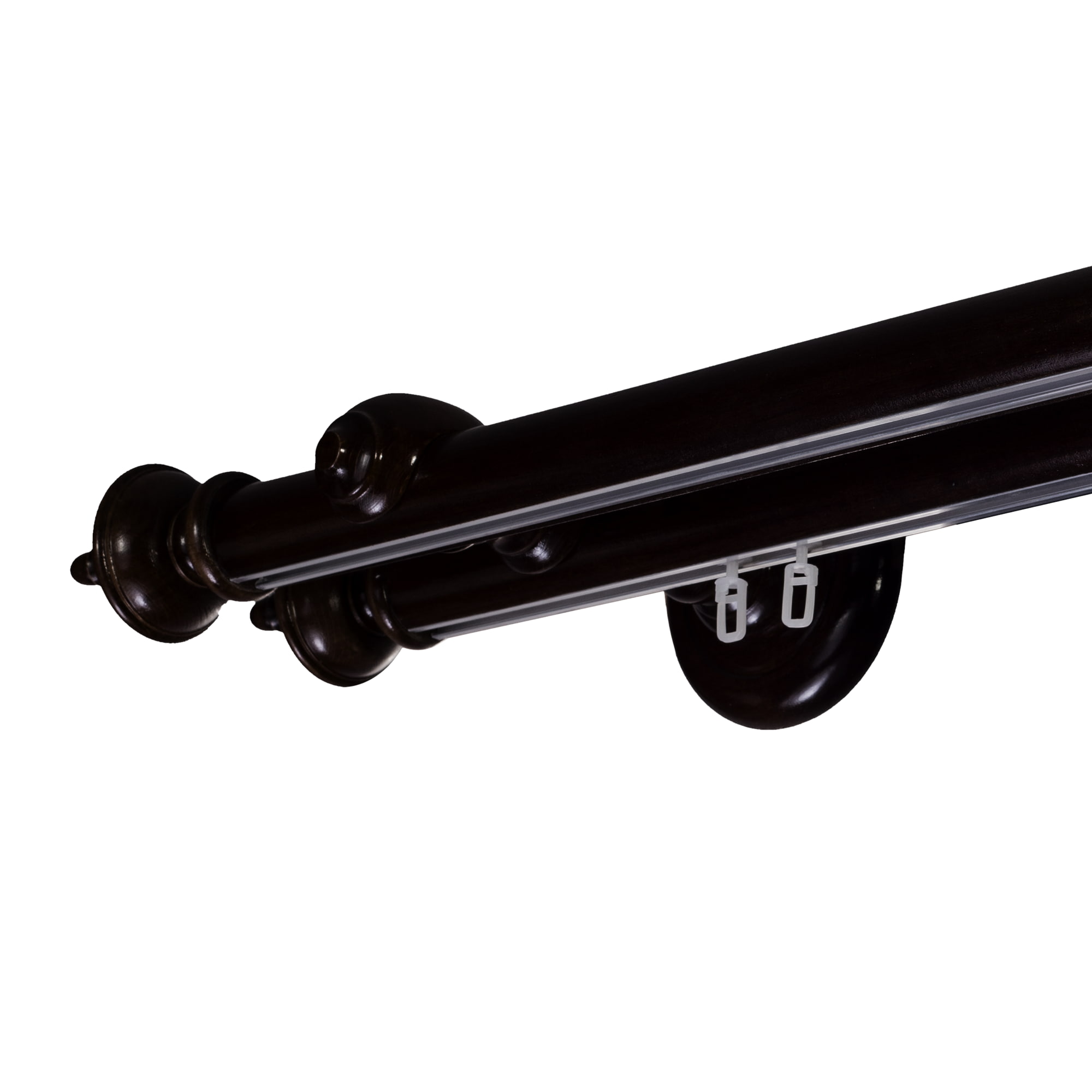 Stella két alumíniumsínes fa rúdkarnis negru Stella két alumíniumsínes fa rúdkarnis Fekete