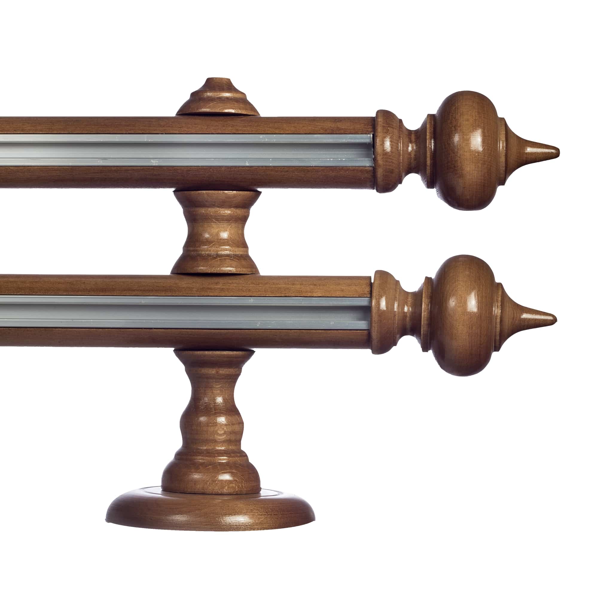 Stella két alumíniumsínes fa rúdkarnis stejar Stella két alumíniumsínes fa rúdkarnis Tölgy