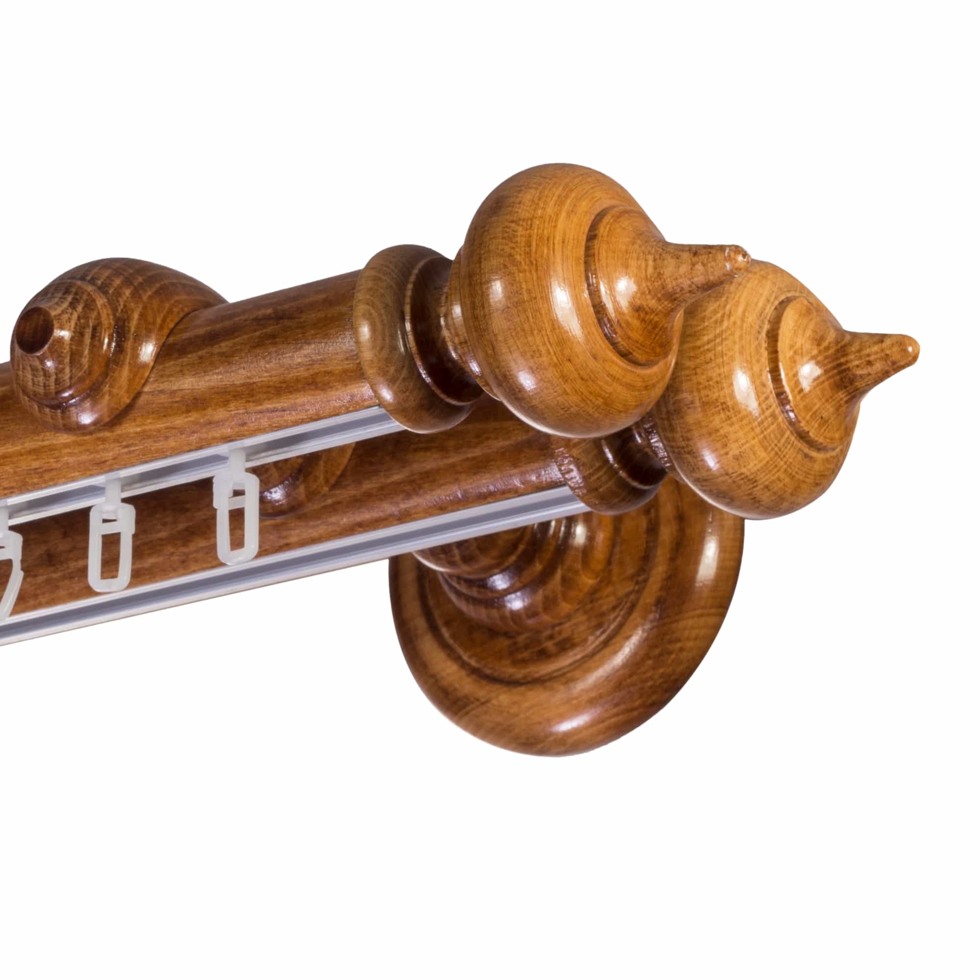 Stella két alumíniumsínes fa rúdkarnis stejar_auriu Stella két alumíniumsínes fa rúdkarnis Stejar_auriu