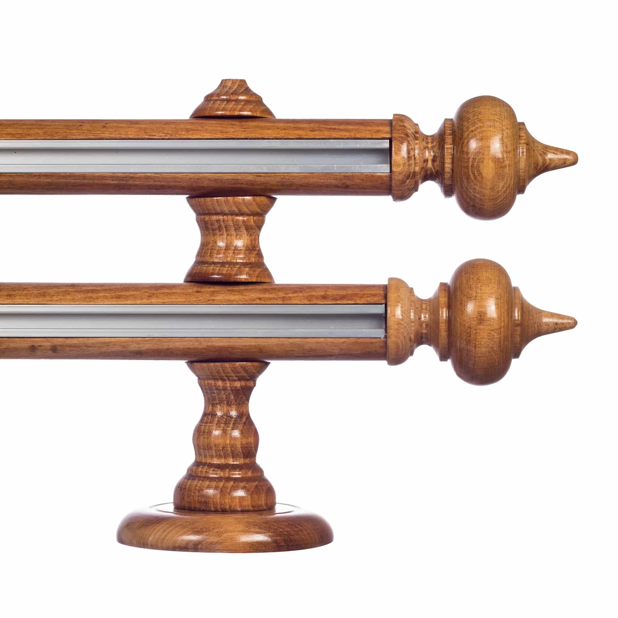 Stella két alumíniumsínes fa rúdkarnis stejar_auriu Stella két alumíniumsínes fa rúdkarnis Stejar_auriu