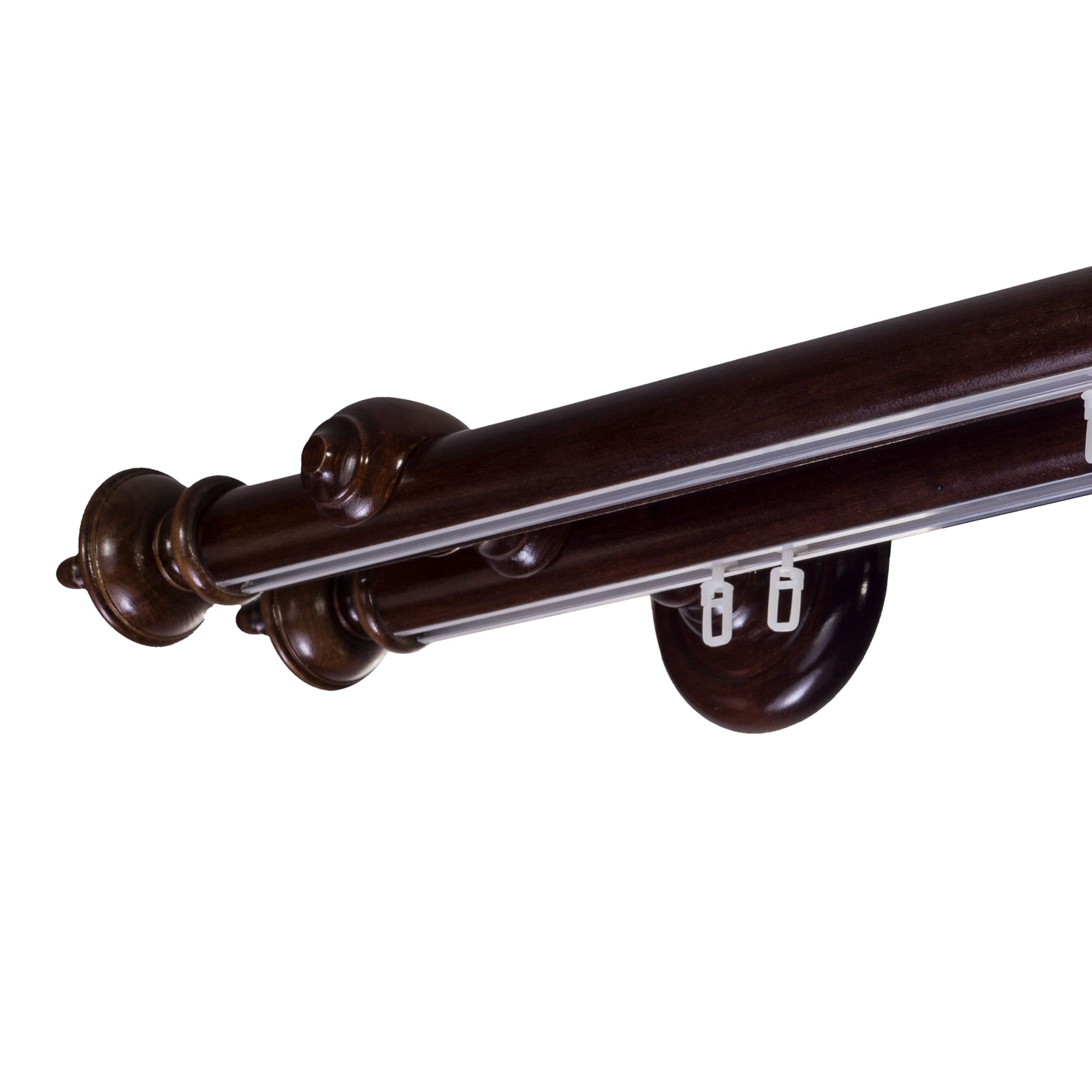 Stella két alumíniumsínes fa rúdkarnis nuc Stella két alumíniumsínes fa rúdkarnis Dió