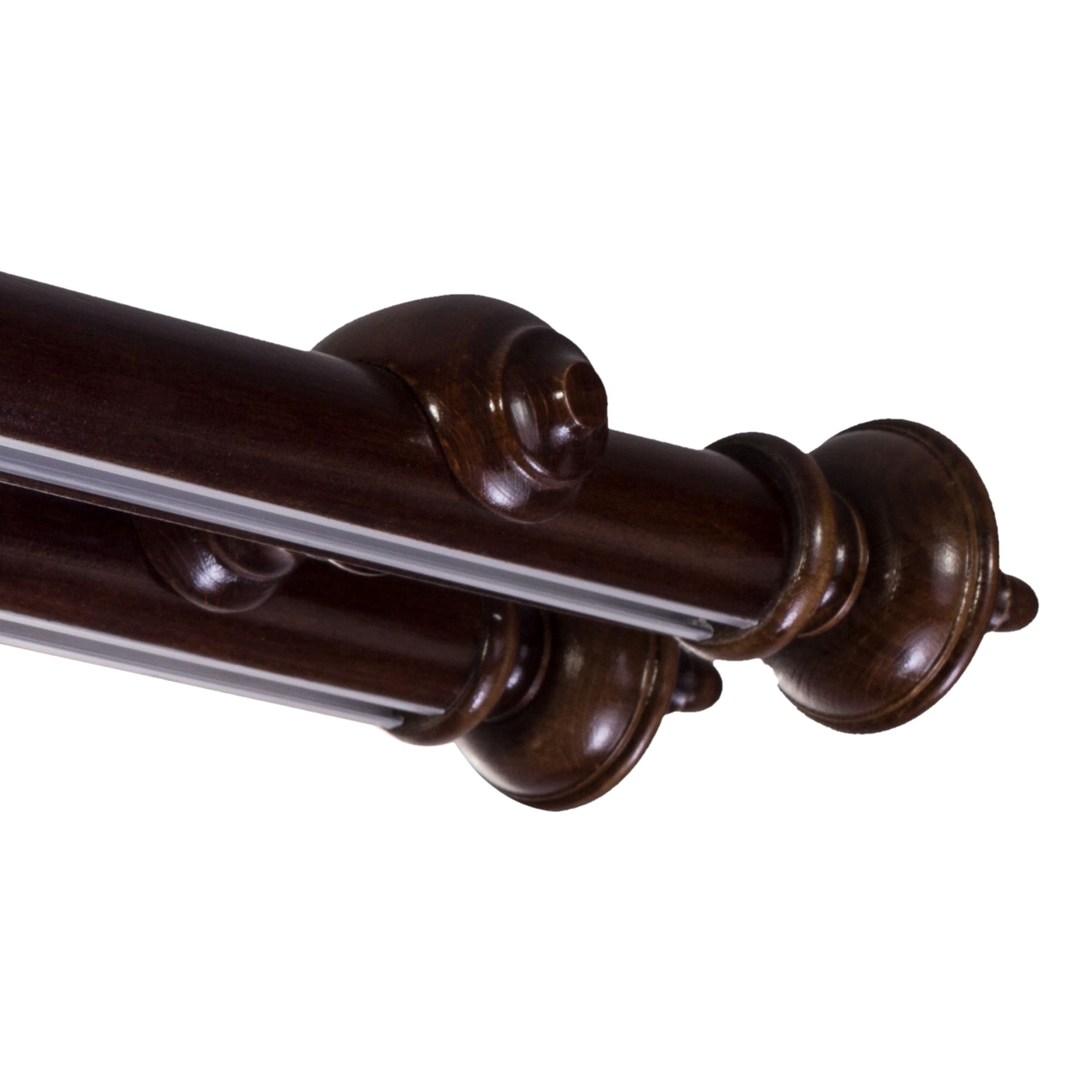 Stella két alumíniumsínes fa rúdkarnis nuc Stella két alumíniumsínes fa rúdkarnis Dió