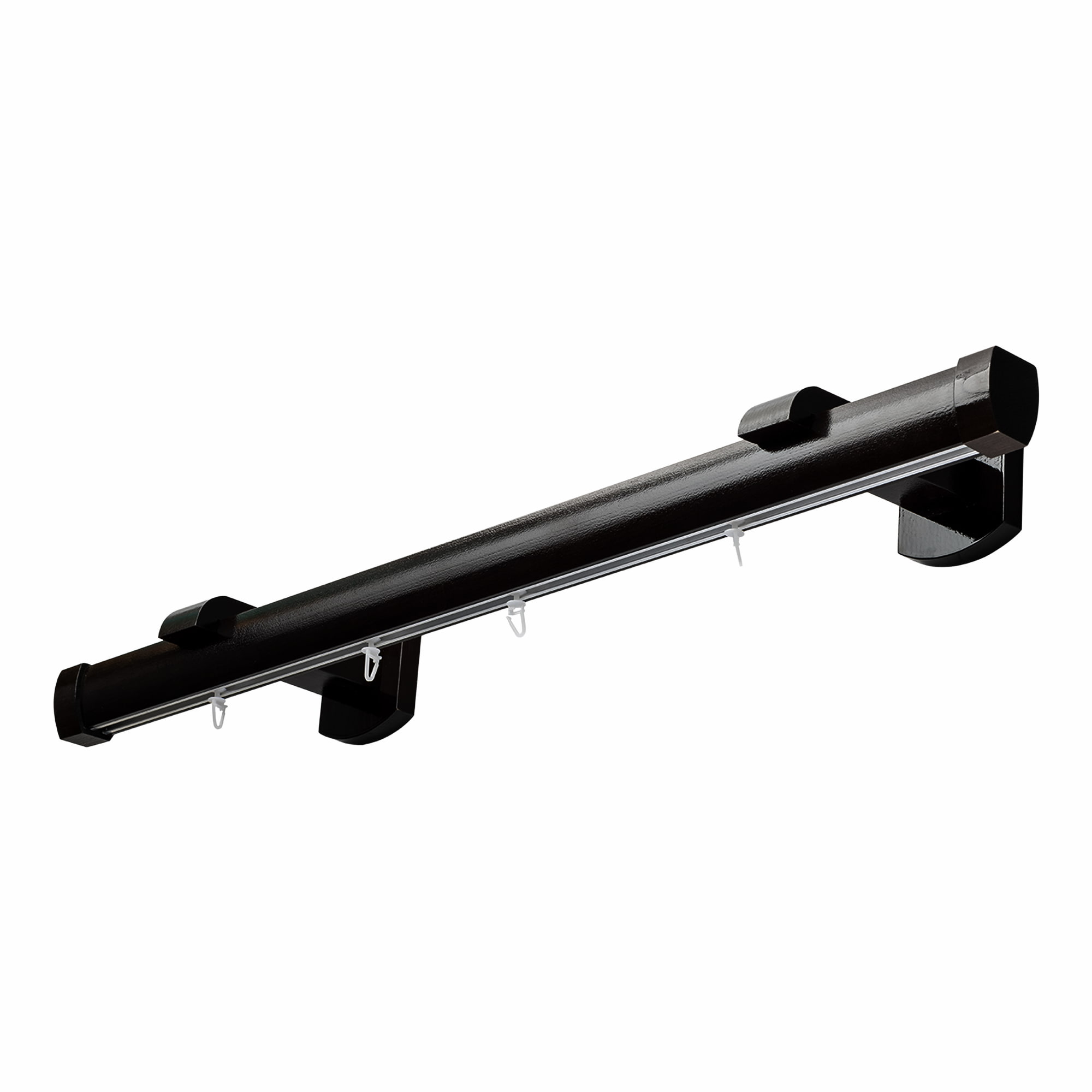 Domino egy alumíniumsínes profilkarnis negru Domino egy alumíniumsínes profilkarnis Fekete