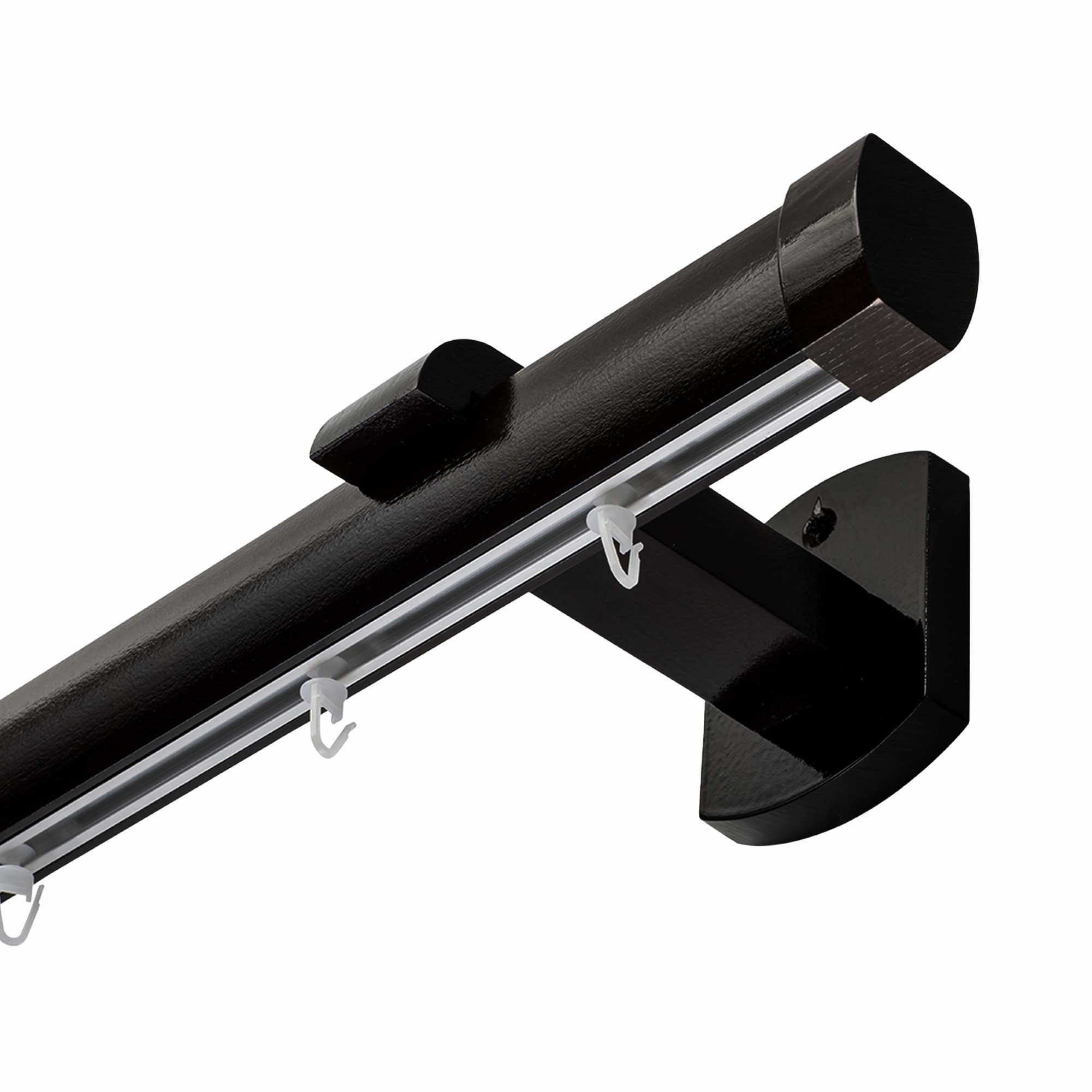 Domino egy alumíniumsínes profilkarnis negru Domino egy alumíniumsínes profilkarnis Fekete