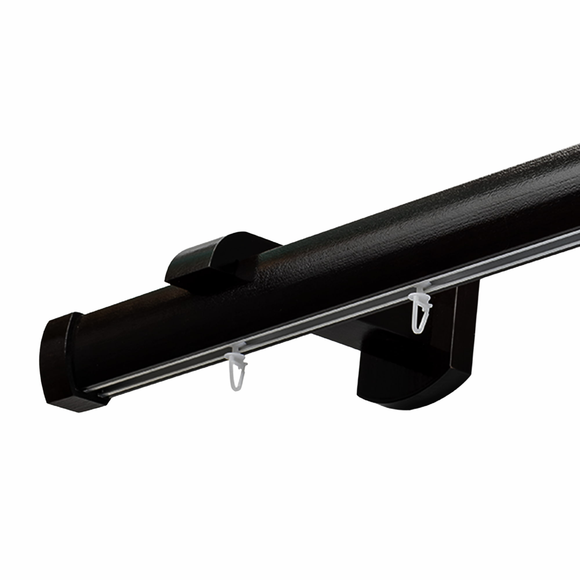 Domino egy alumíniumsínes profilkarnis negru Domino egy alumíniumsínes profilkarnis Fekete