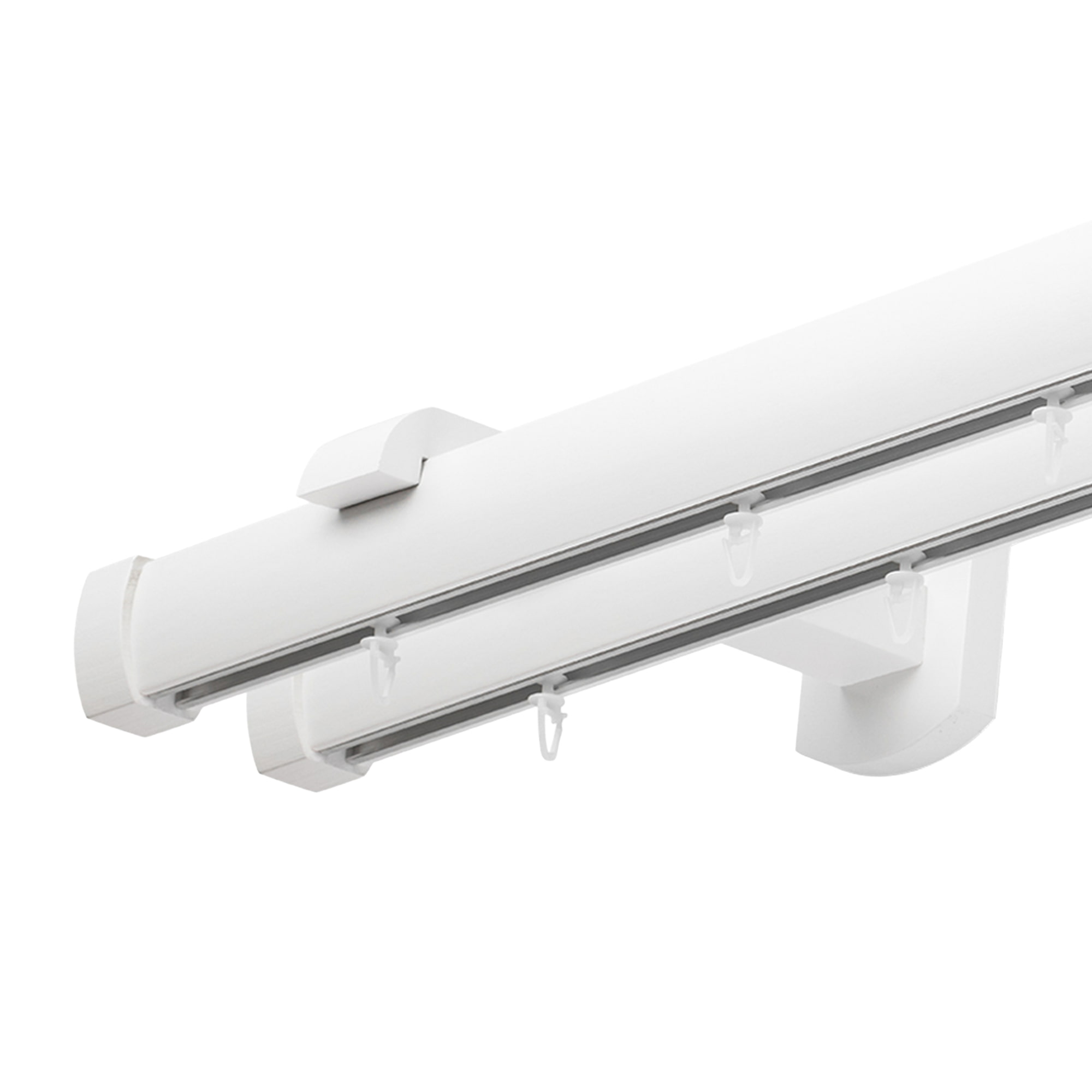 Domino két alumíniumsínes profilkarnis alb Domino két alumíniumsínes profilkarnis Fehér