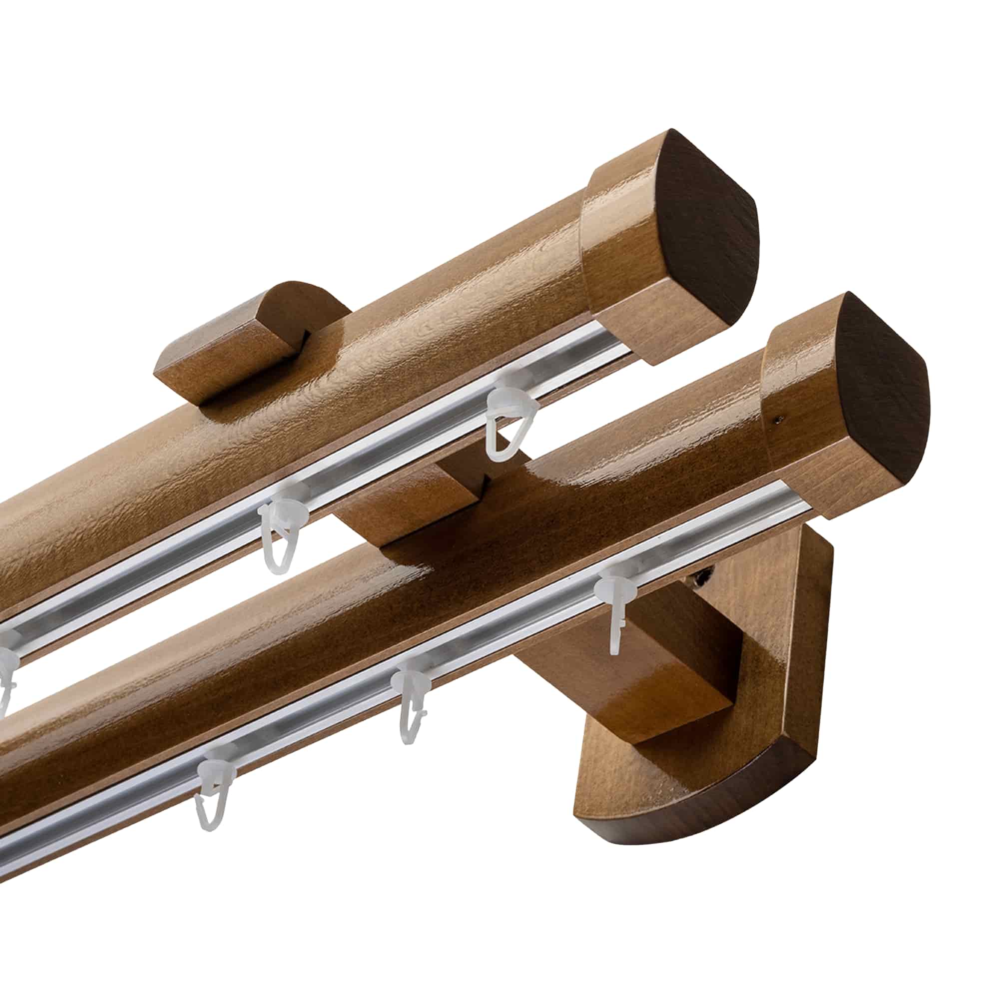 Domino két alumíniumsínes profilkarnis stejar Domino két alumíniumsínes profilkarnis Tölgy