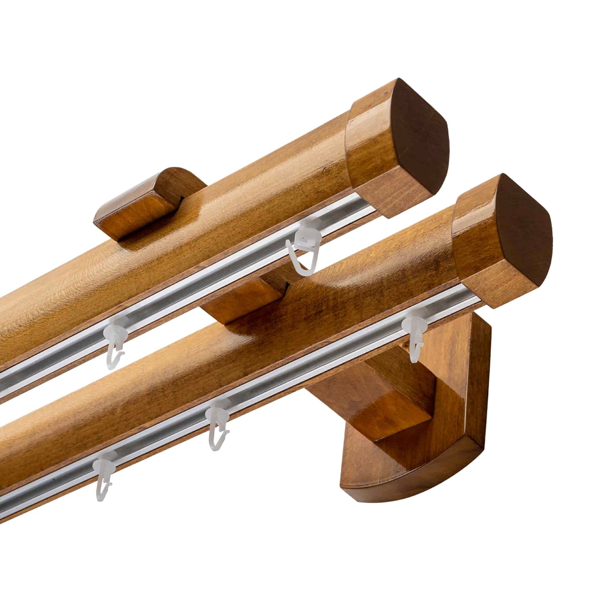 Domino két alumíniumsínes profilkarnis stejar_auriu Domino két alumíniumsínes profilkarnis Stejar_auriu