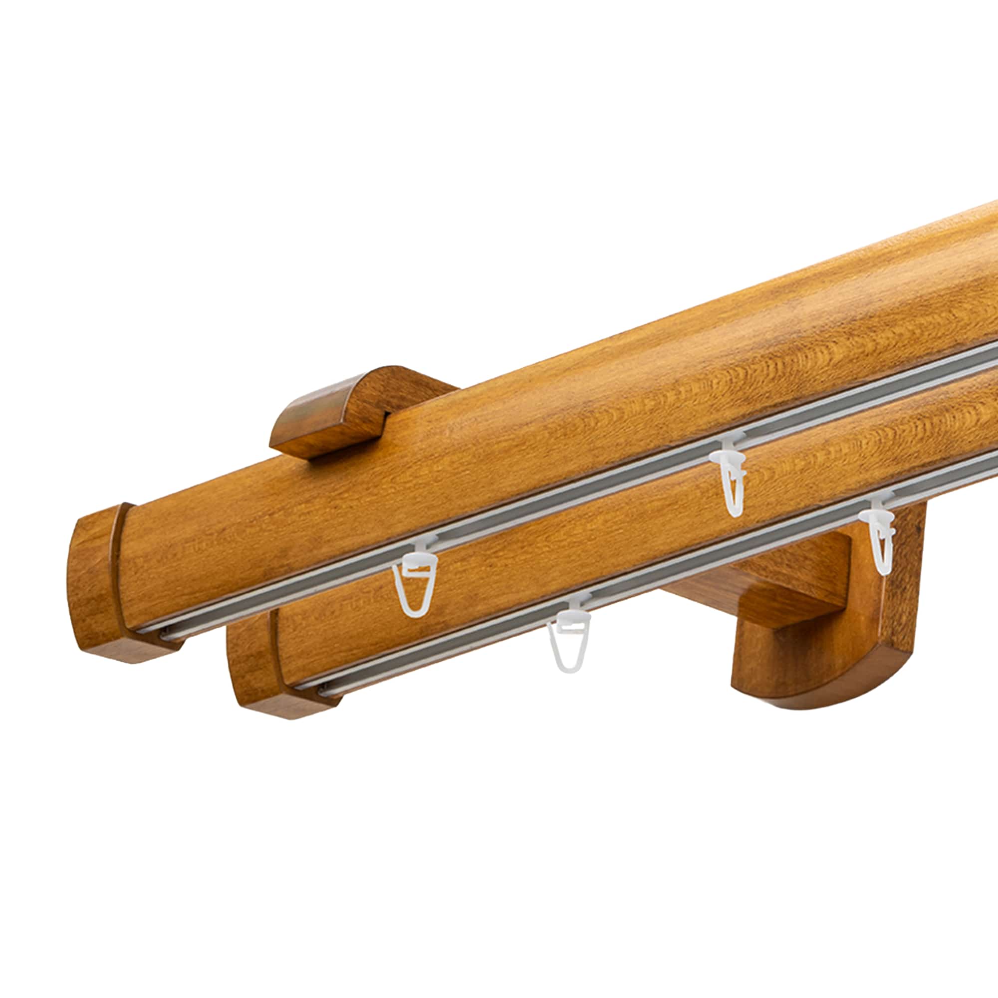 Domino két alumíniumsínes profilkarnis stejar_auriu Domino két alumíniumsínes profilkarnis Stejar_auriu