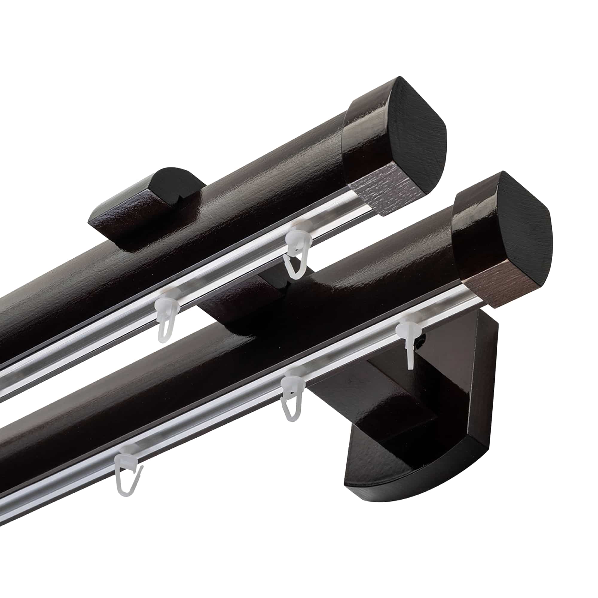 Domino két alumíniumsínes profilkarnis wenge Domino két alumíniumsínes profilkarnis Wenge