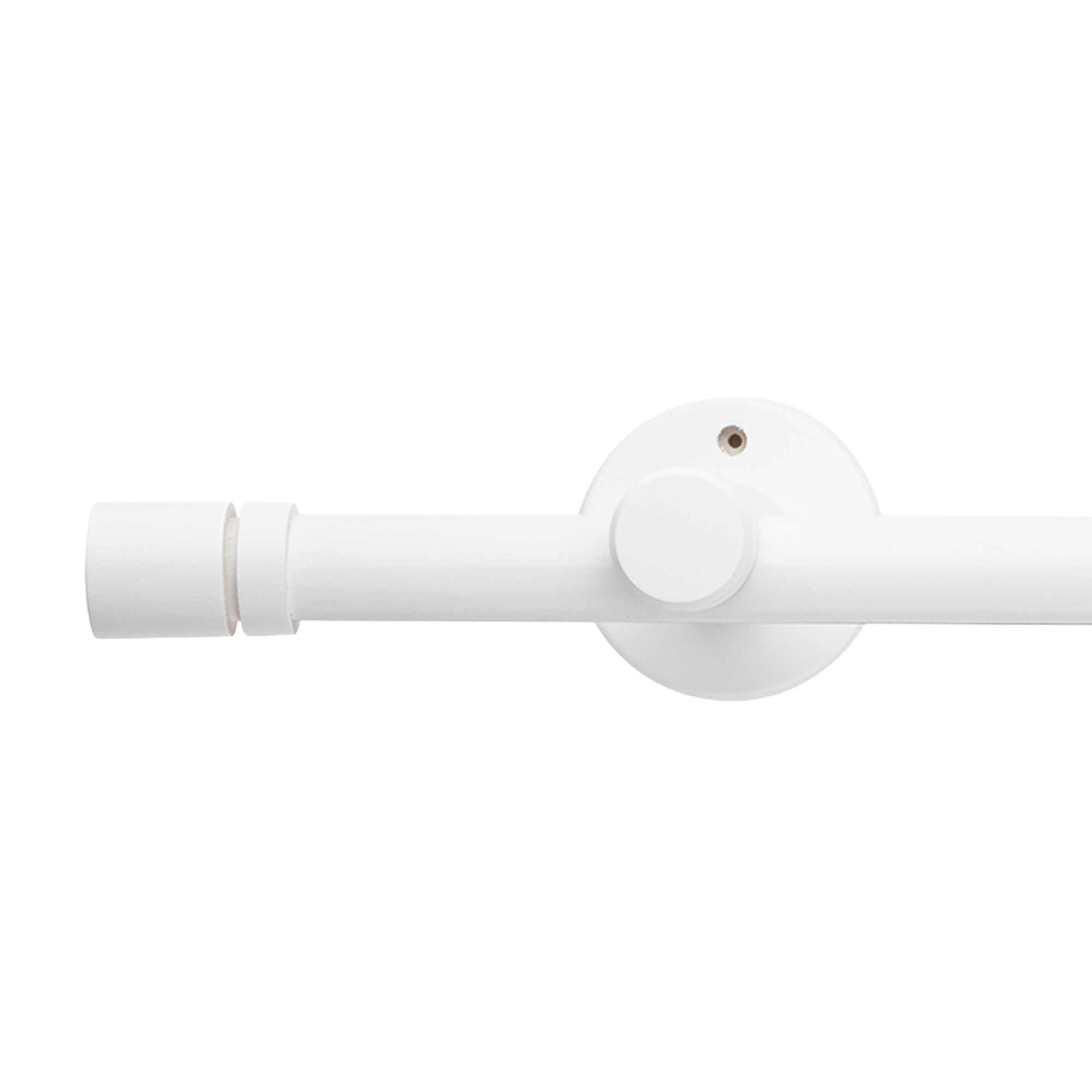 Cilindrikus egy alumíniumsínes fa rúdkarnis alb Cilindrikus egy alumíniumsínes fa rúdkarnis Fehér