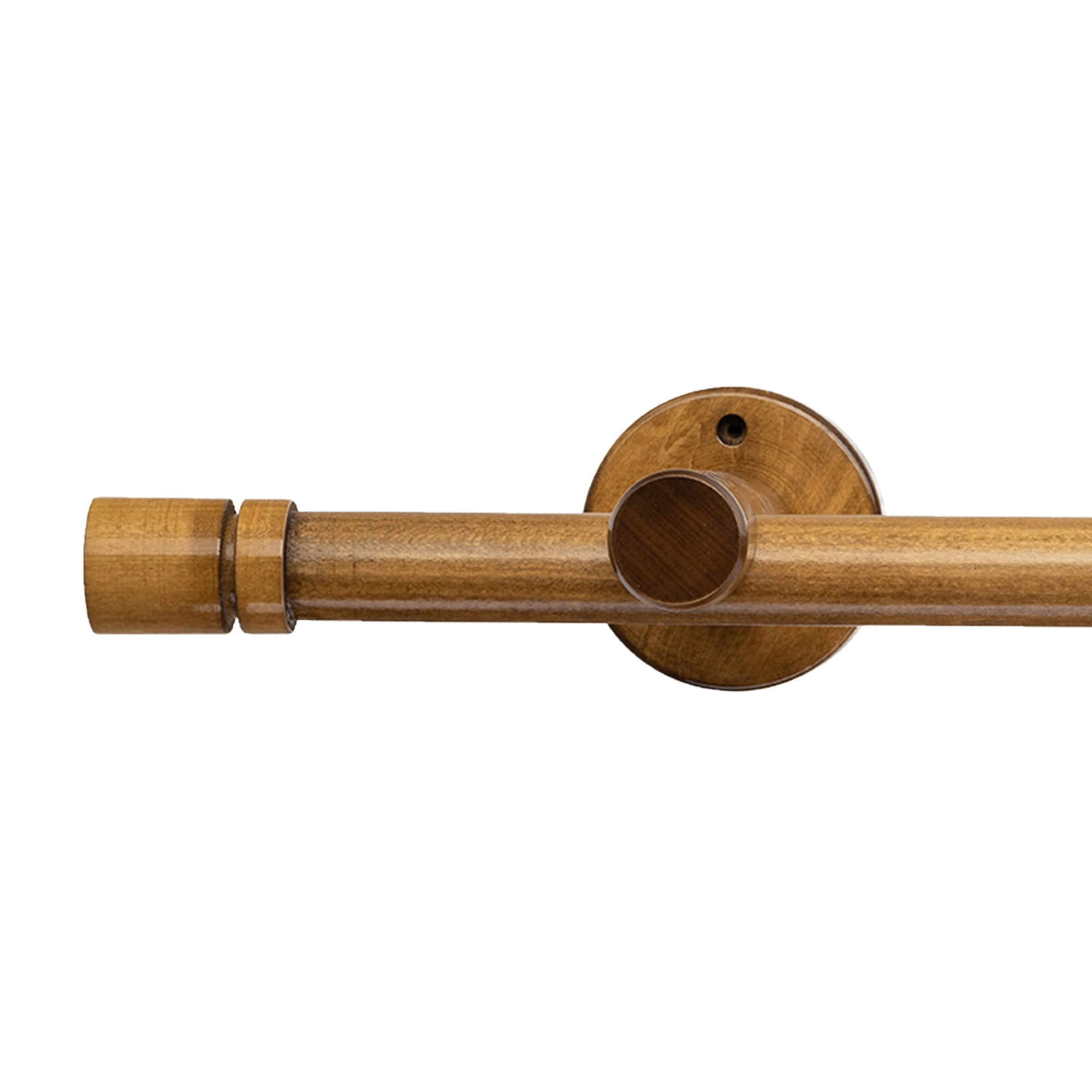 Cilindrikus egy alumíniumsínes fa rúdkarnis stejar Cilindrikus egy alumíniumsínes fa rúdkarnis Tölgy